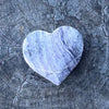 Heart Carving - Purple Jasper