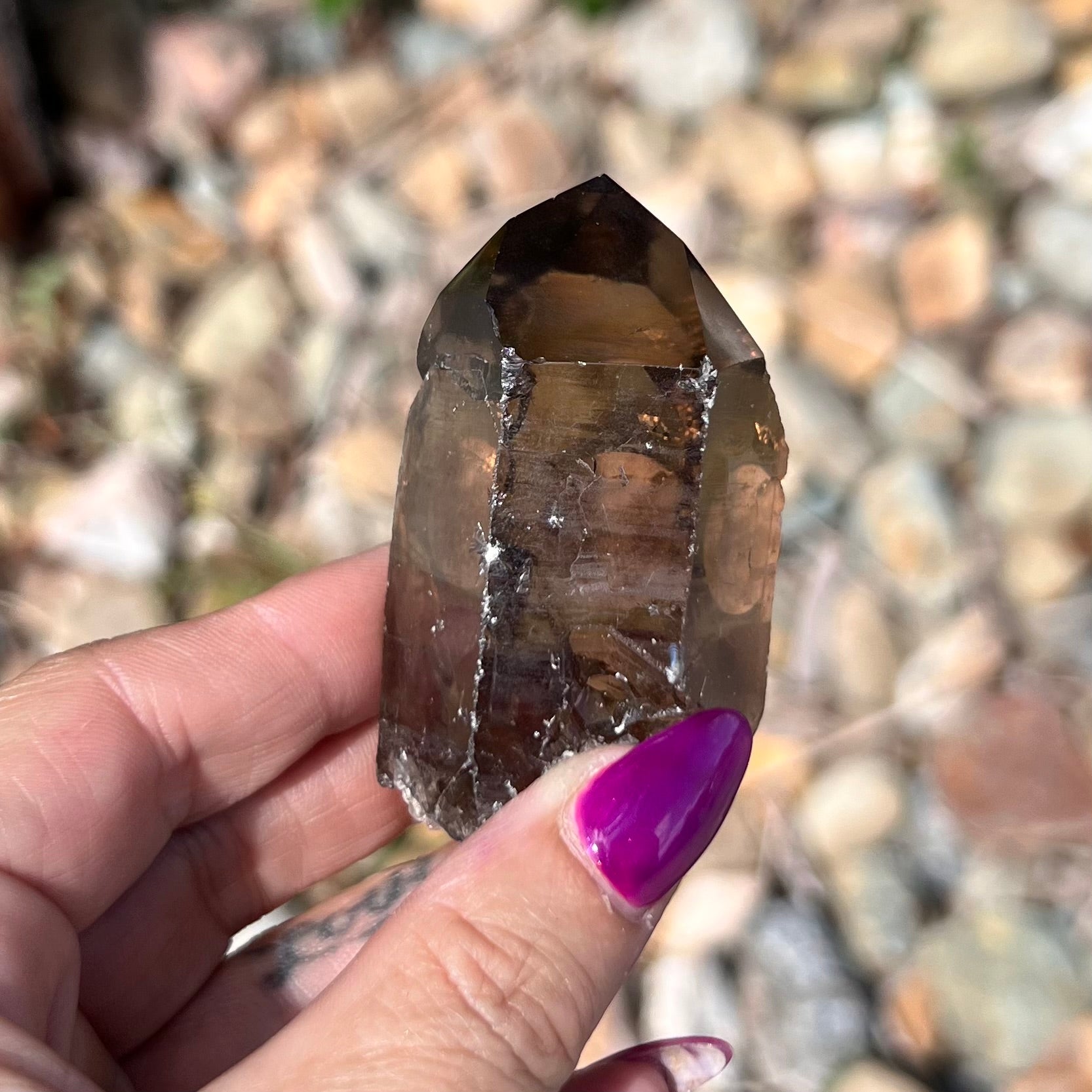 Raw Smokey Citrine Lumerian Seed Specimen