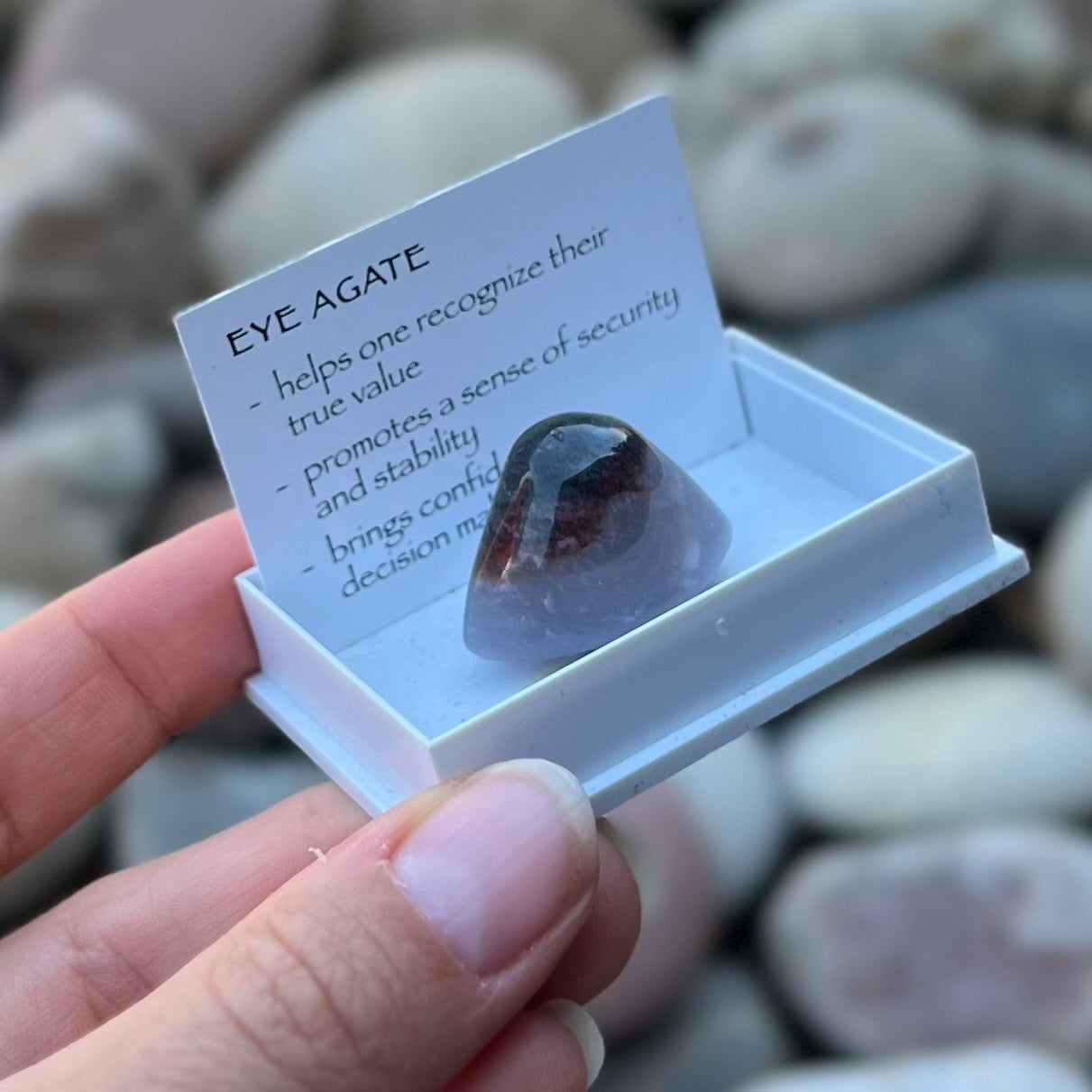 Eye Agate ~ Specialty Boxed Crystal