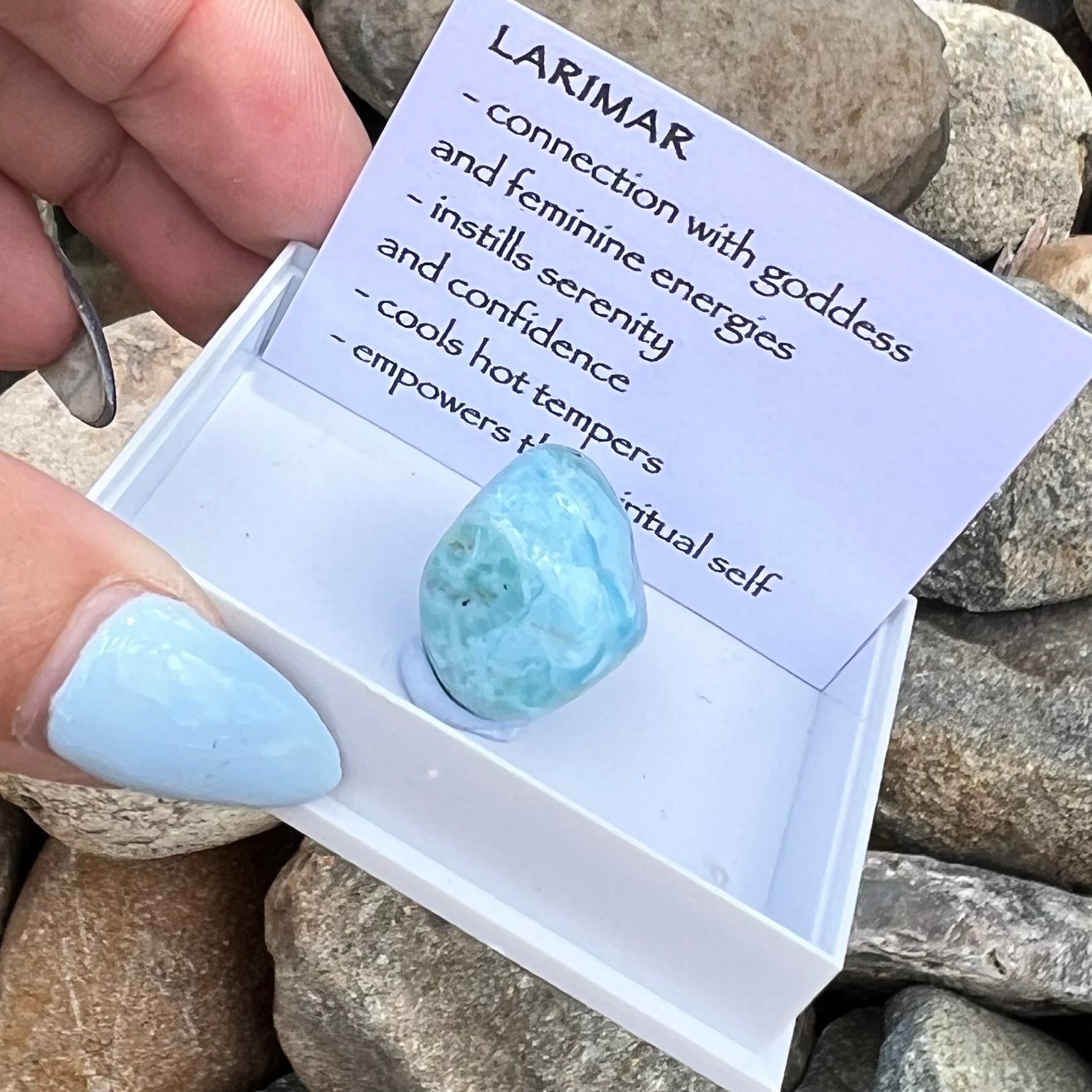 Larimar ~ Specialty Boxed Crystal