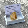 Amber with Insects Specimen ~ Specialty Boxed Crystal