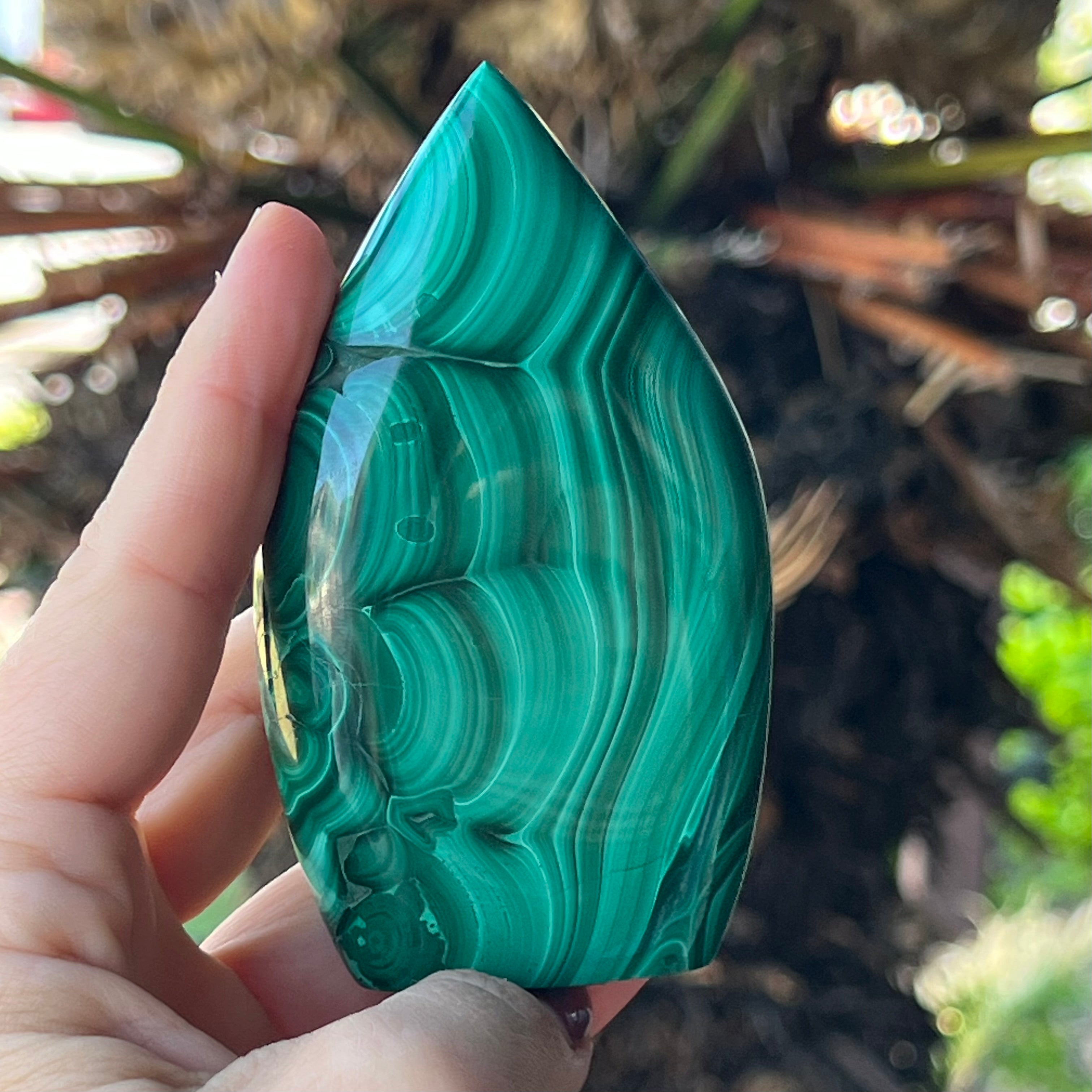 Malachite Teardrop Freeform ~ Transformation