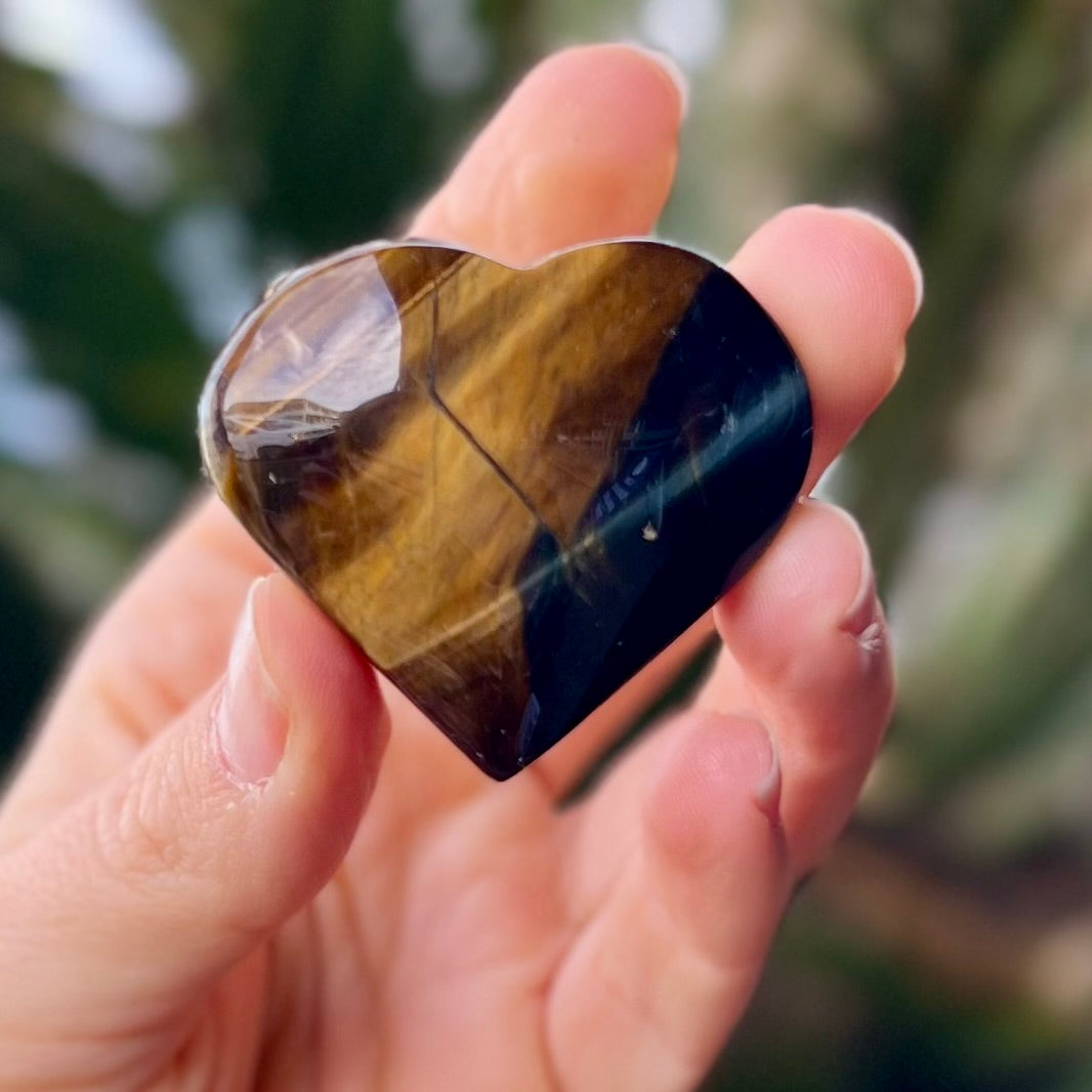 Golden Tiger Eye Heart ~ Specialty Crystal ~ 1