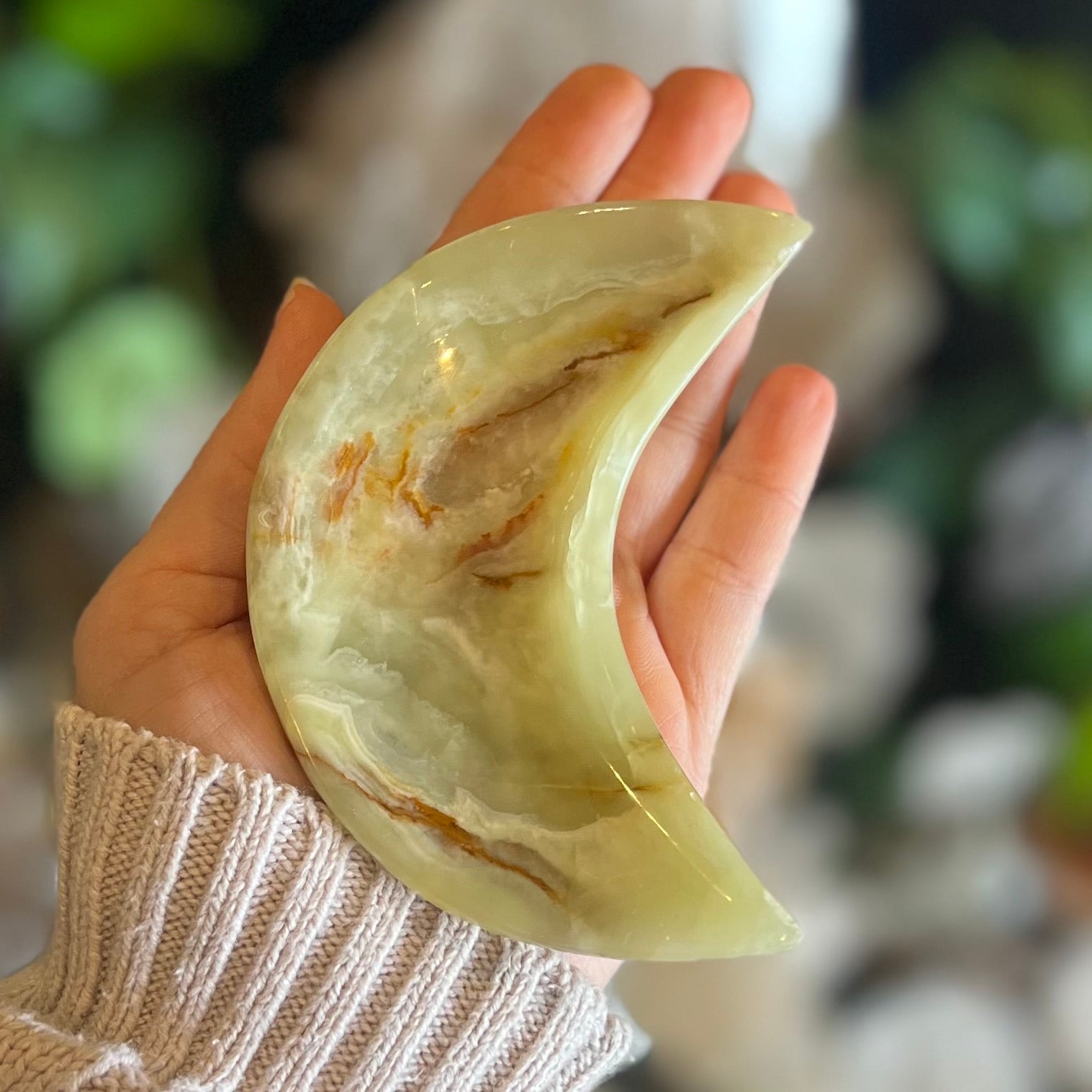 Afghanistan Jade Moon Carving