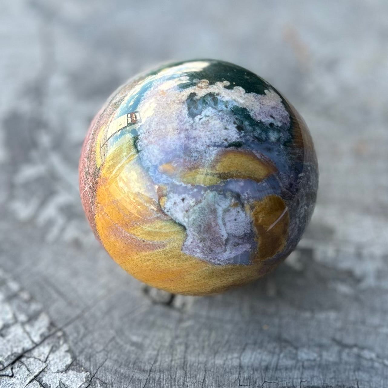 Ocean Jasper Sphere