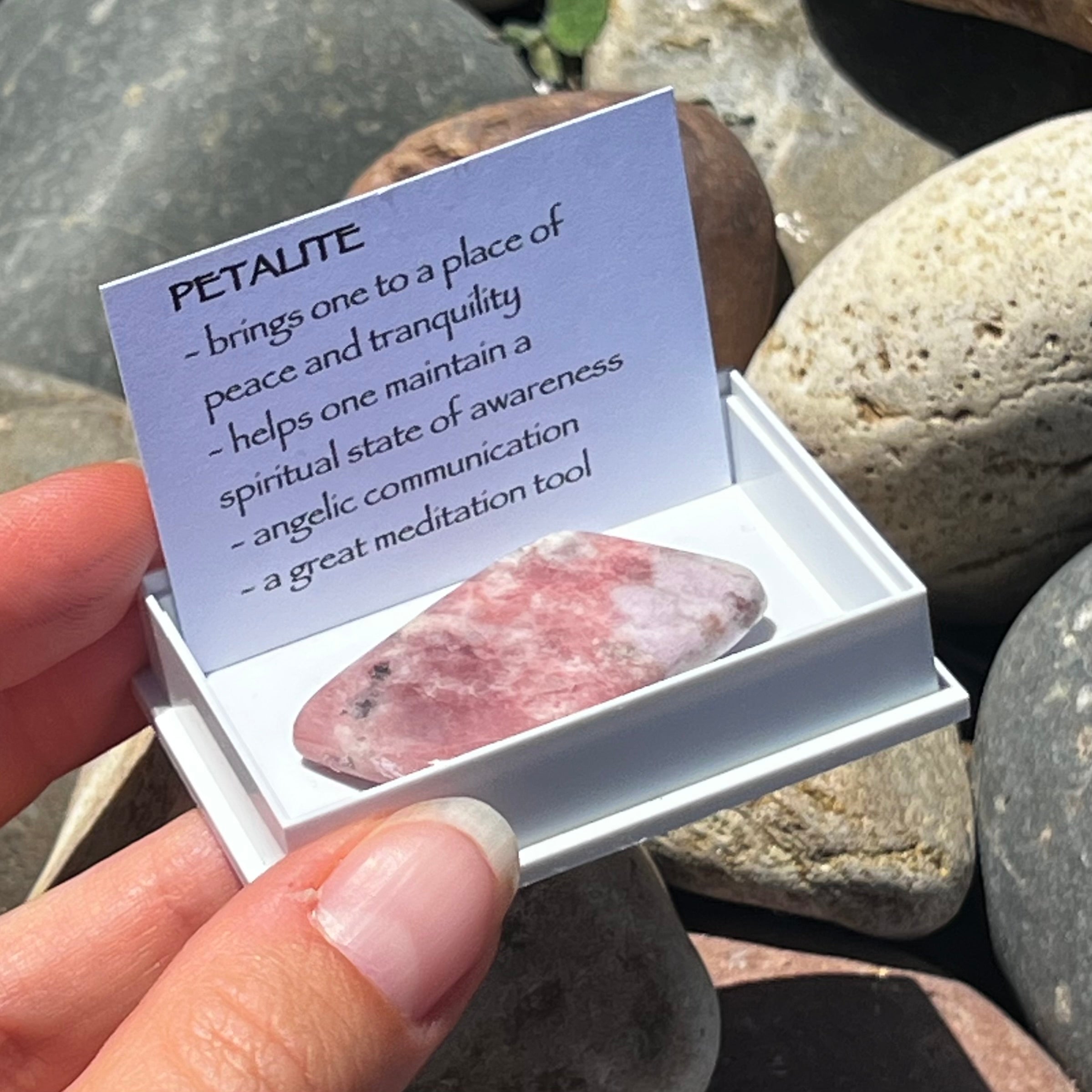 Petalite ~ Specialty Boxed Crystal