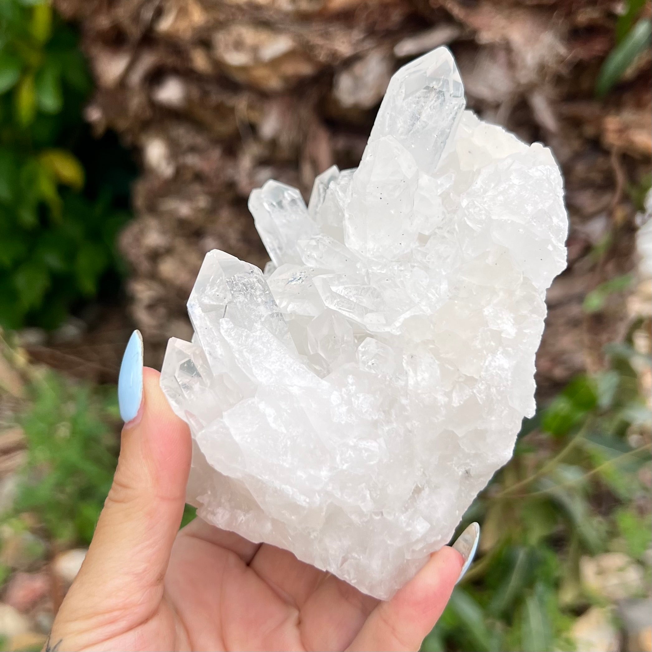 Clear Quartz Natural Raw Cluster (6)