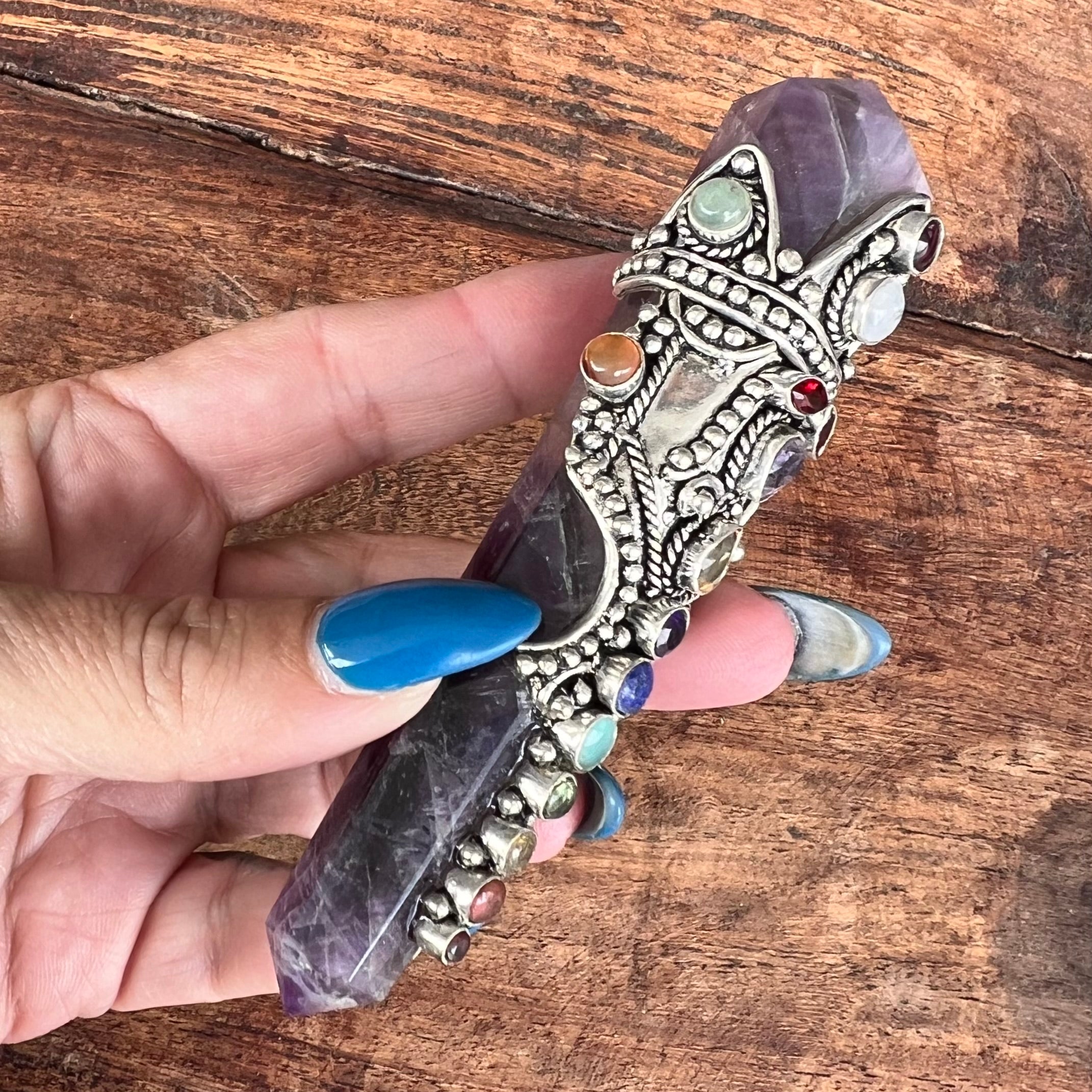 Super Wand ~ Embellished Amethyst