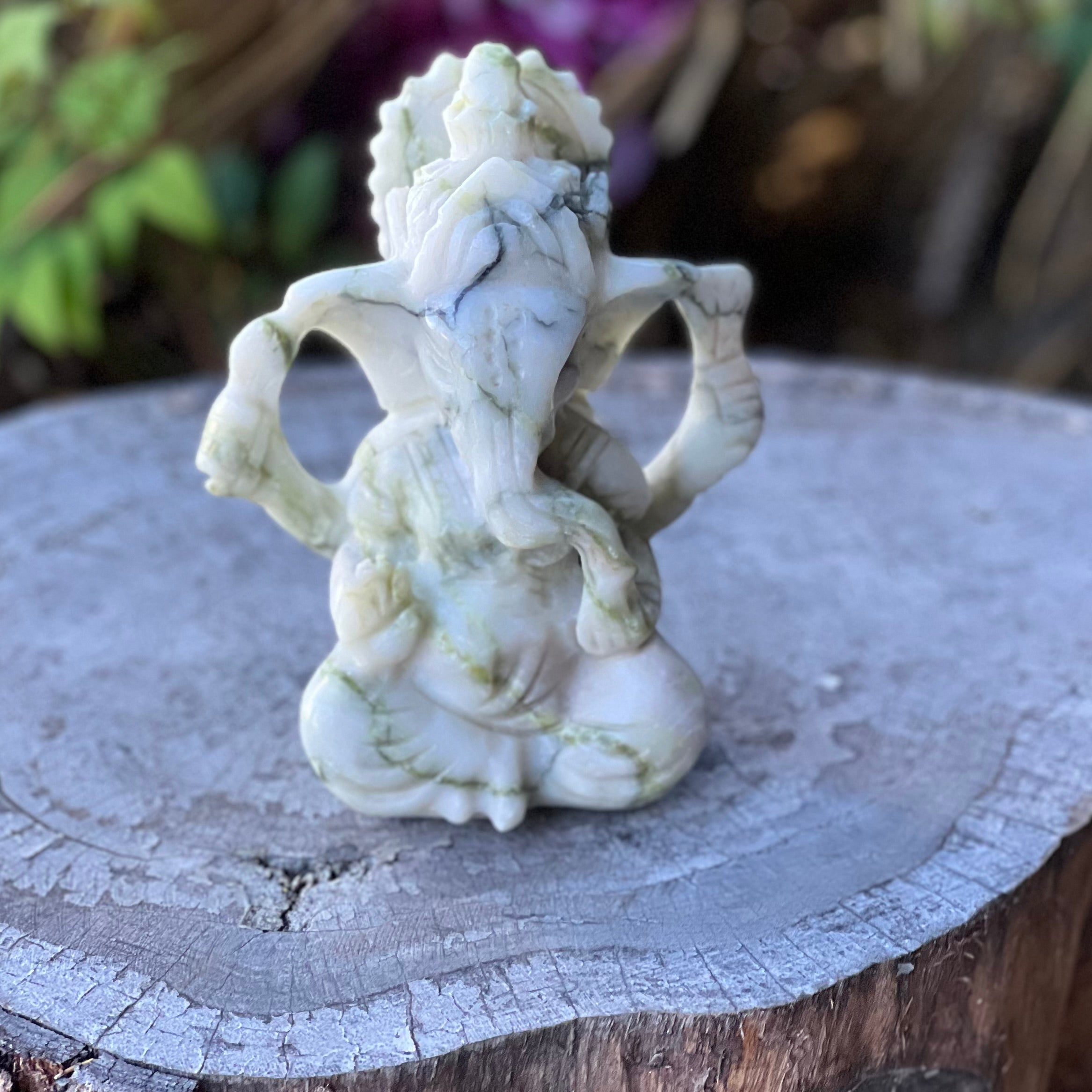 Neue Jade Ganesh Schnitzerei