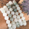 New Jade Beaded Bracelet ~ Large Fit