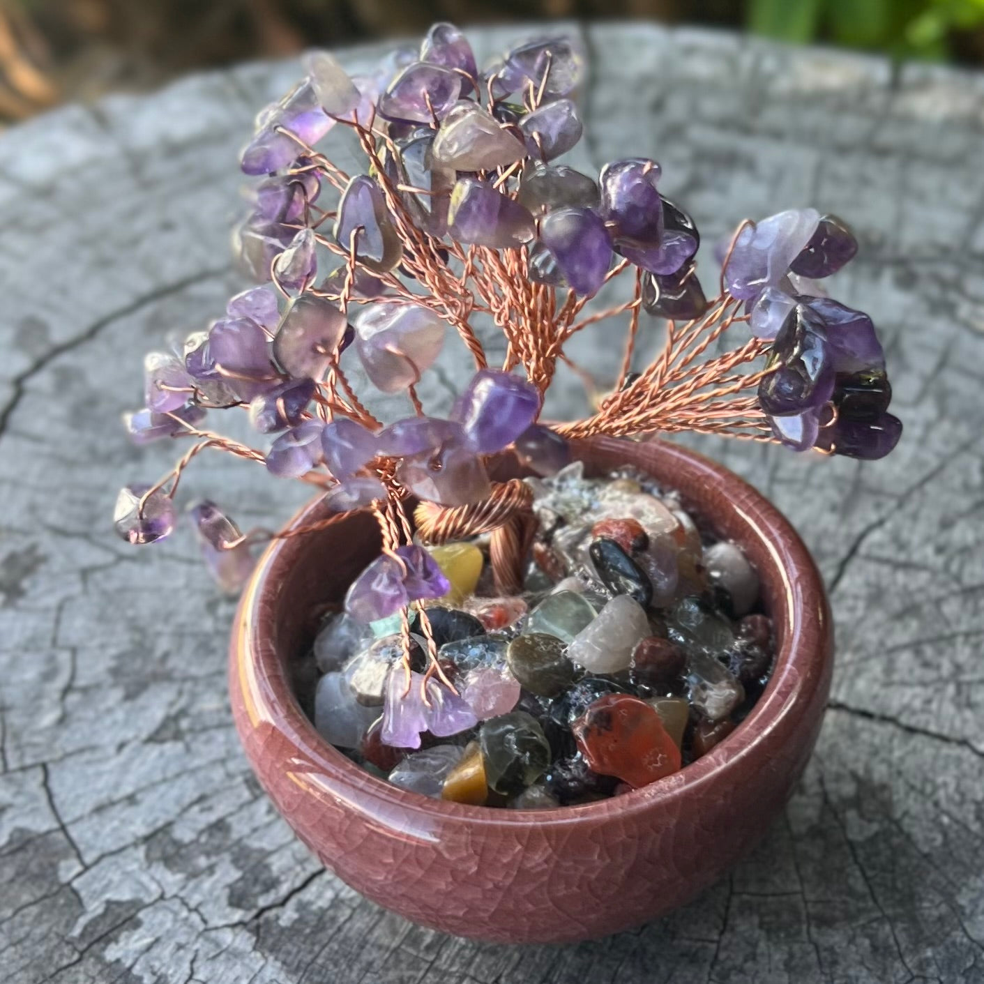 Crystal Bonsai Tree ~ Amethyst