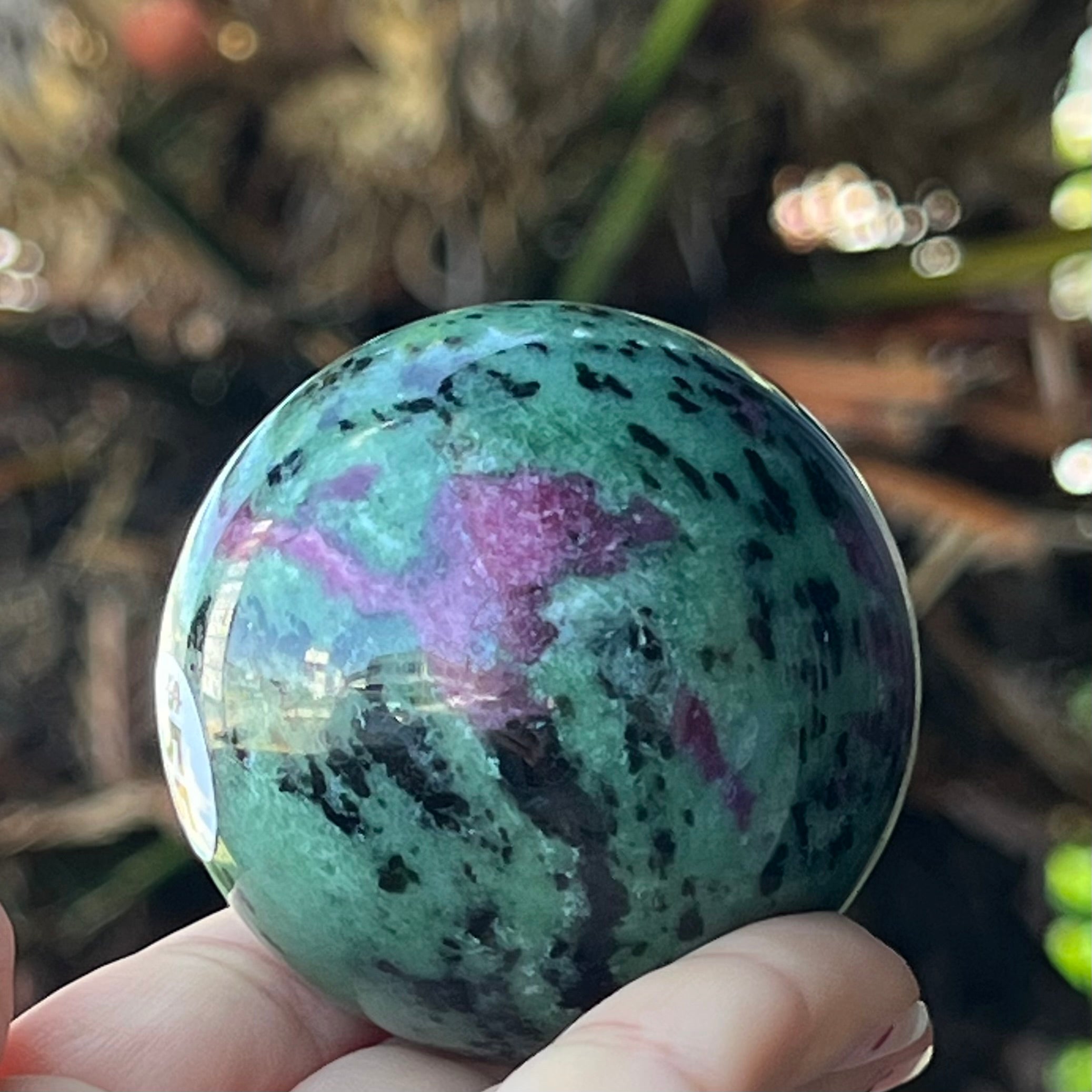 Ruby in Zoisite ~  Sphere