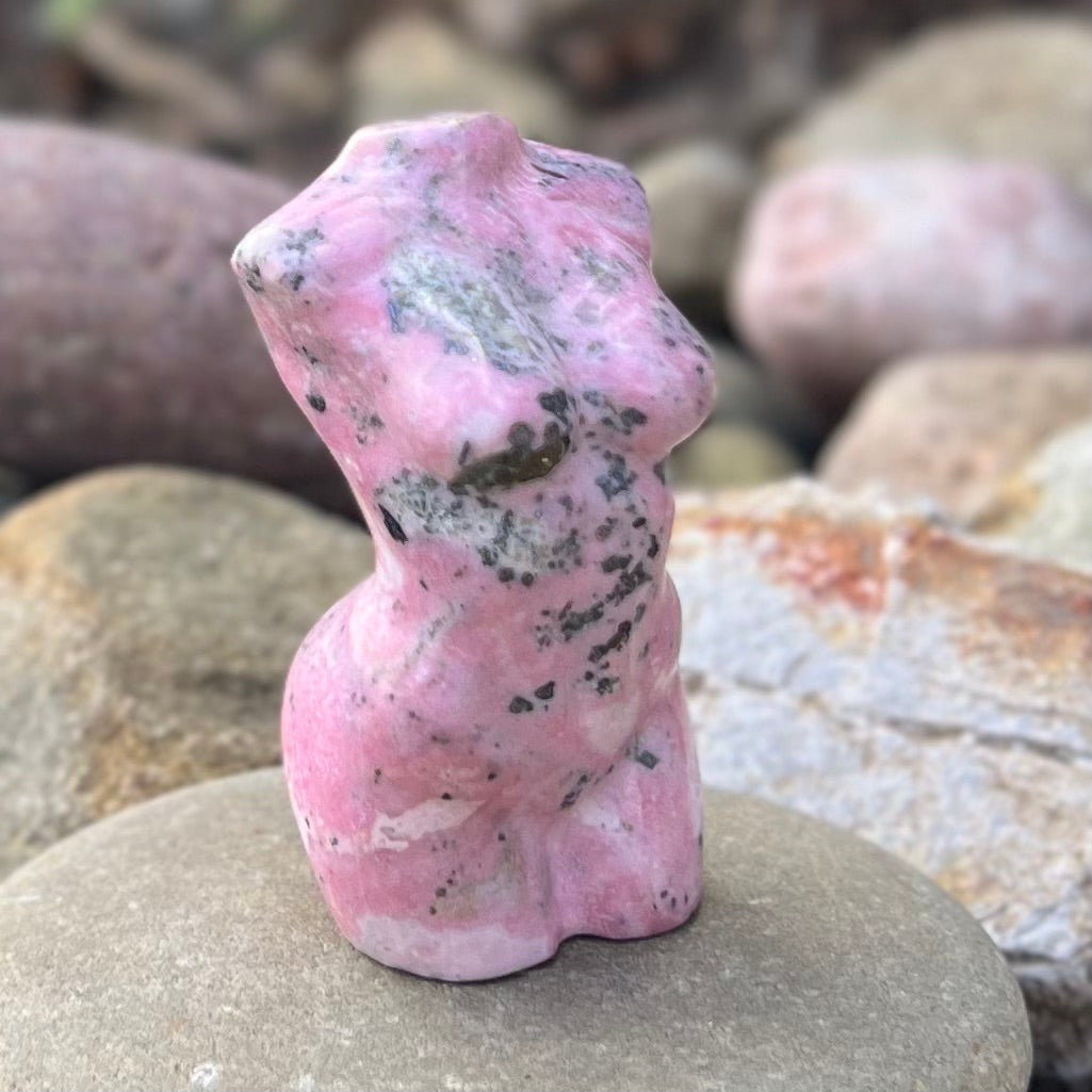Pink Opal ~ Lady Body Carving ~ 1