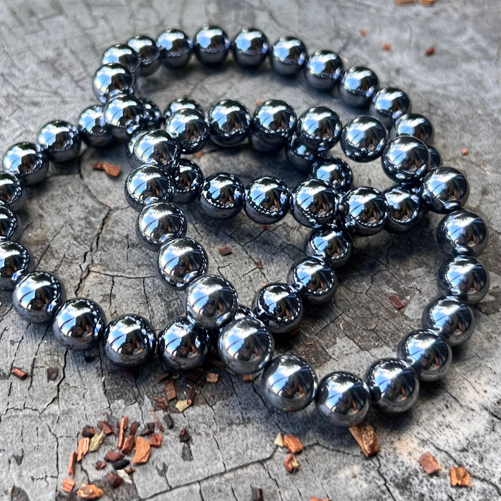 Terrahertz Beaded Bracelet ~ Large Fit