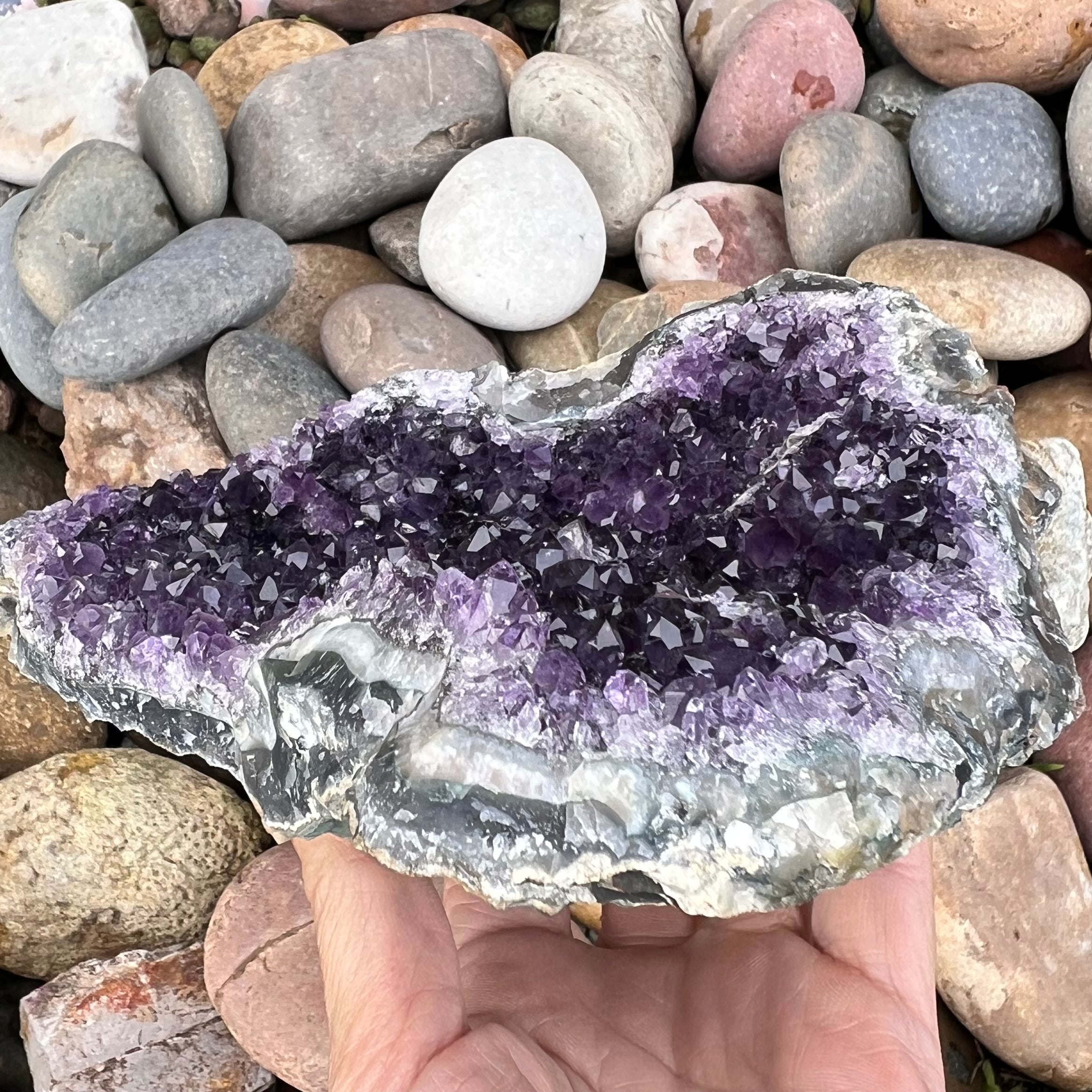 Raw Bowl Shaped Amethyst Cluster