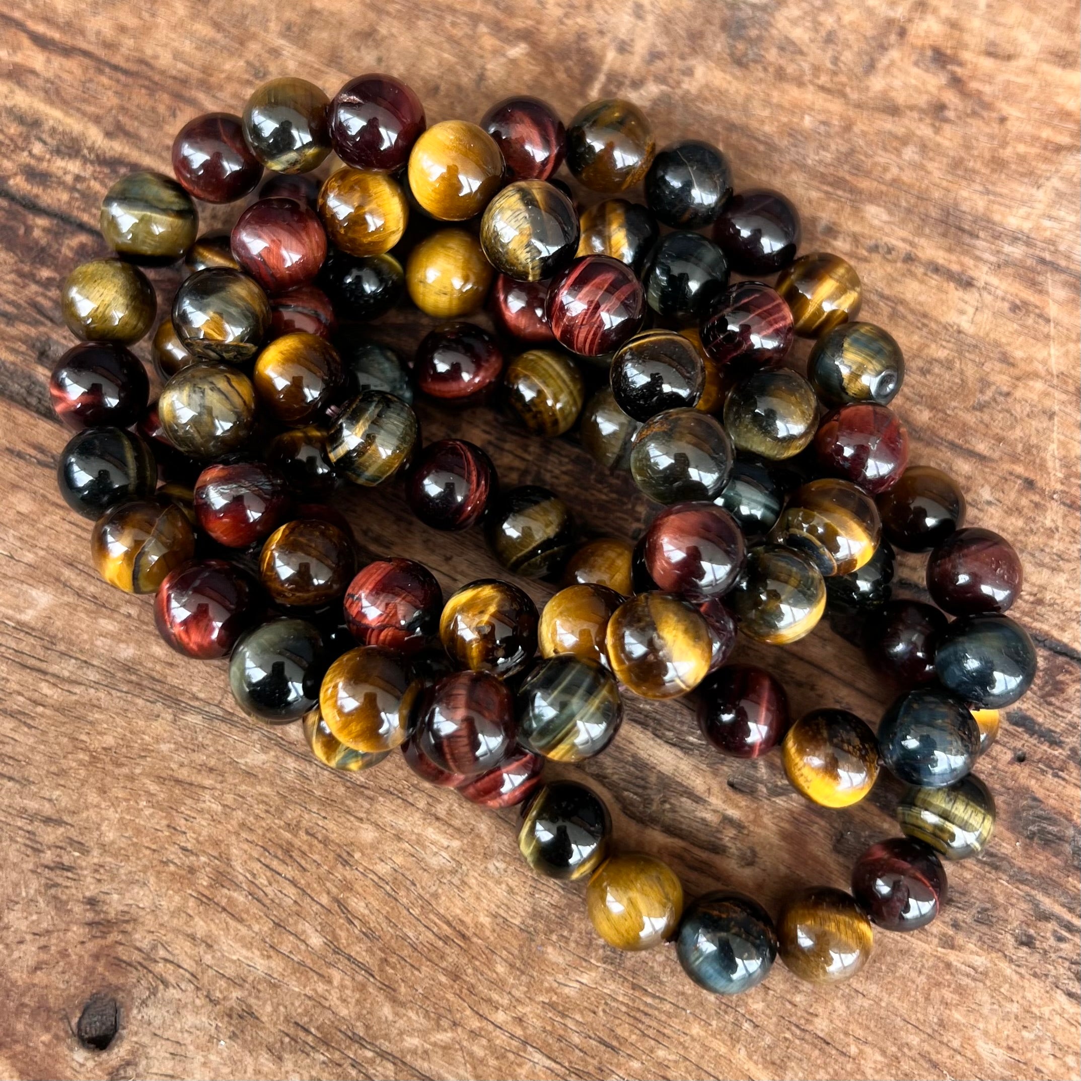 Red Tiger Eye Bracelet ~ Larger Fit