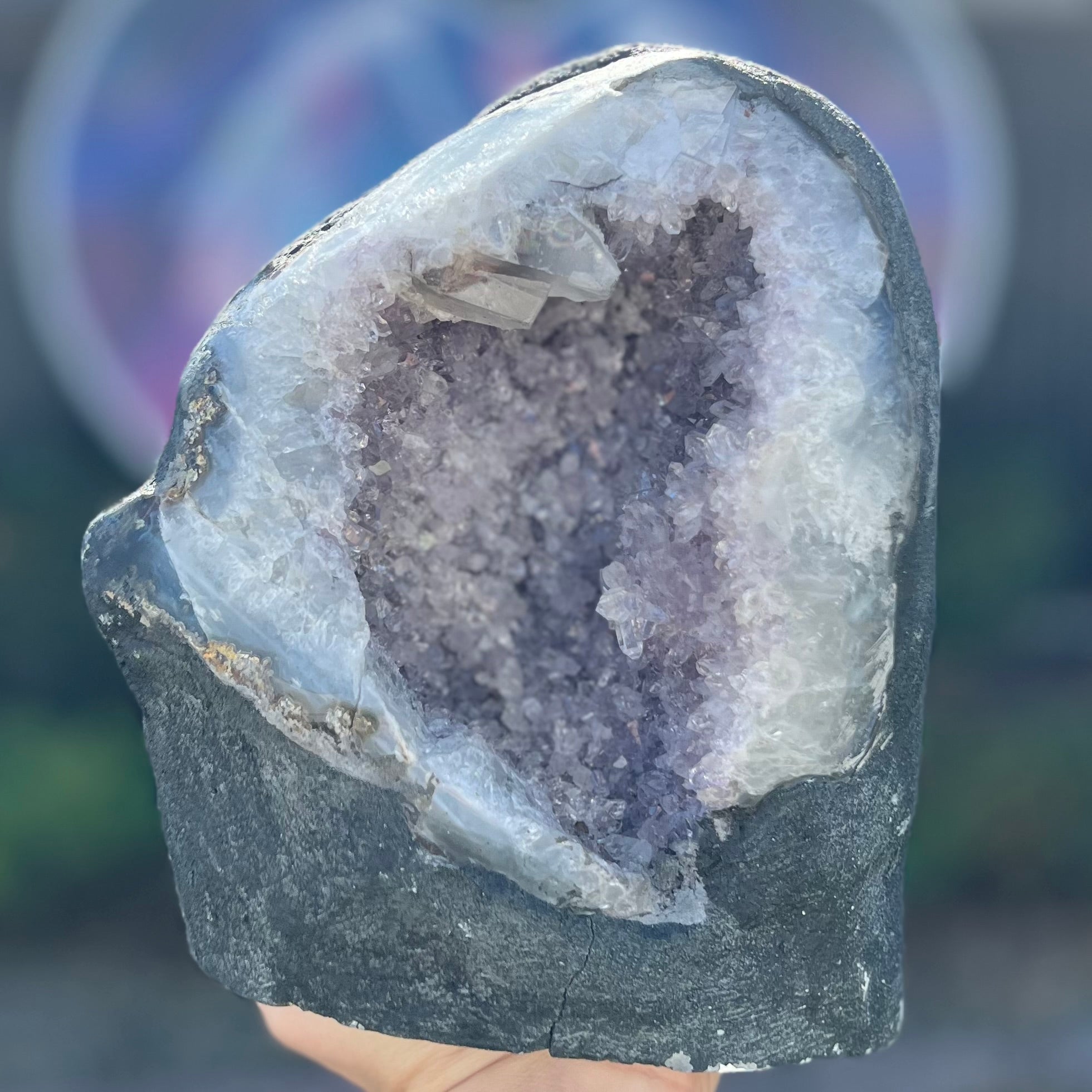 Amethyst Standing Cluster Geode