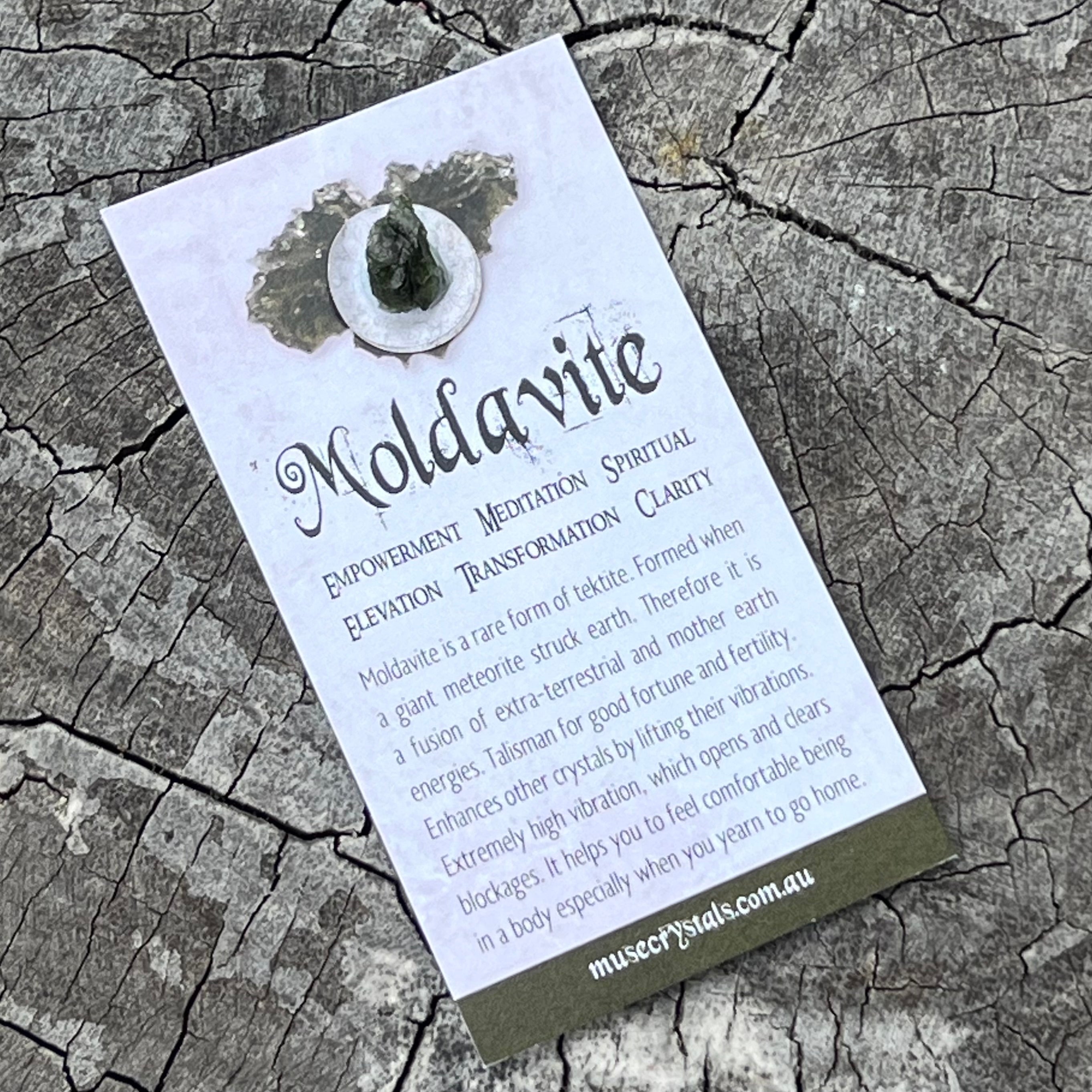 Raw Moldavite Specimen ~ RARE ~ 2