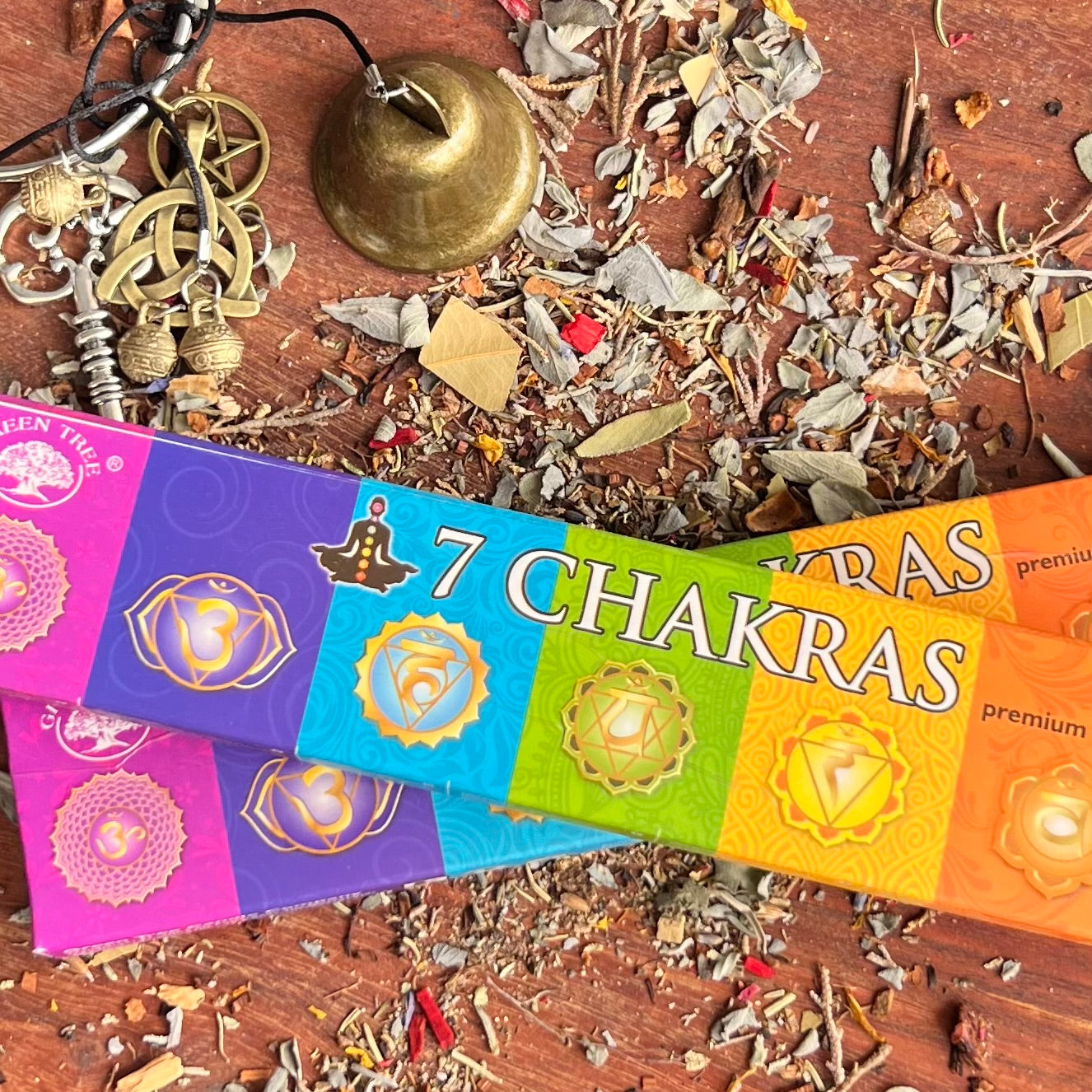 7 Chakra Balancing Incense ~ 12 Sticks