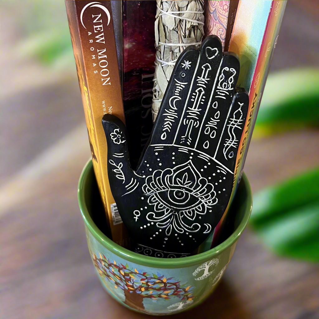 Tree of Life symbol smudge pack with incense and cleansing tools | Muse Crystals & Mystical Gifts