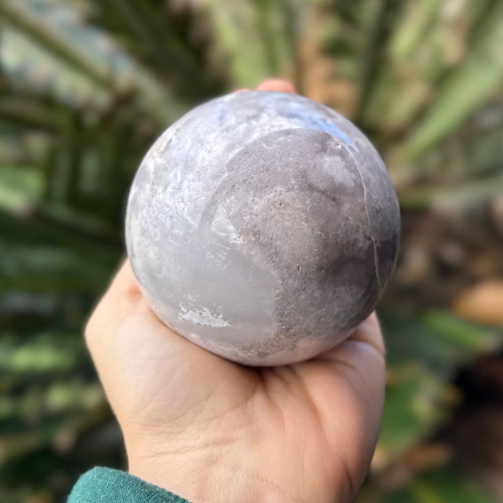 Flower Agate Sphere