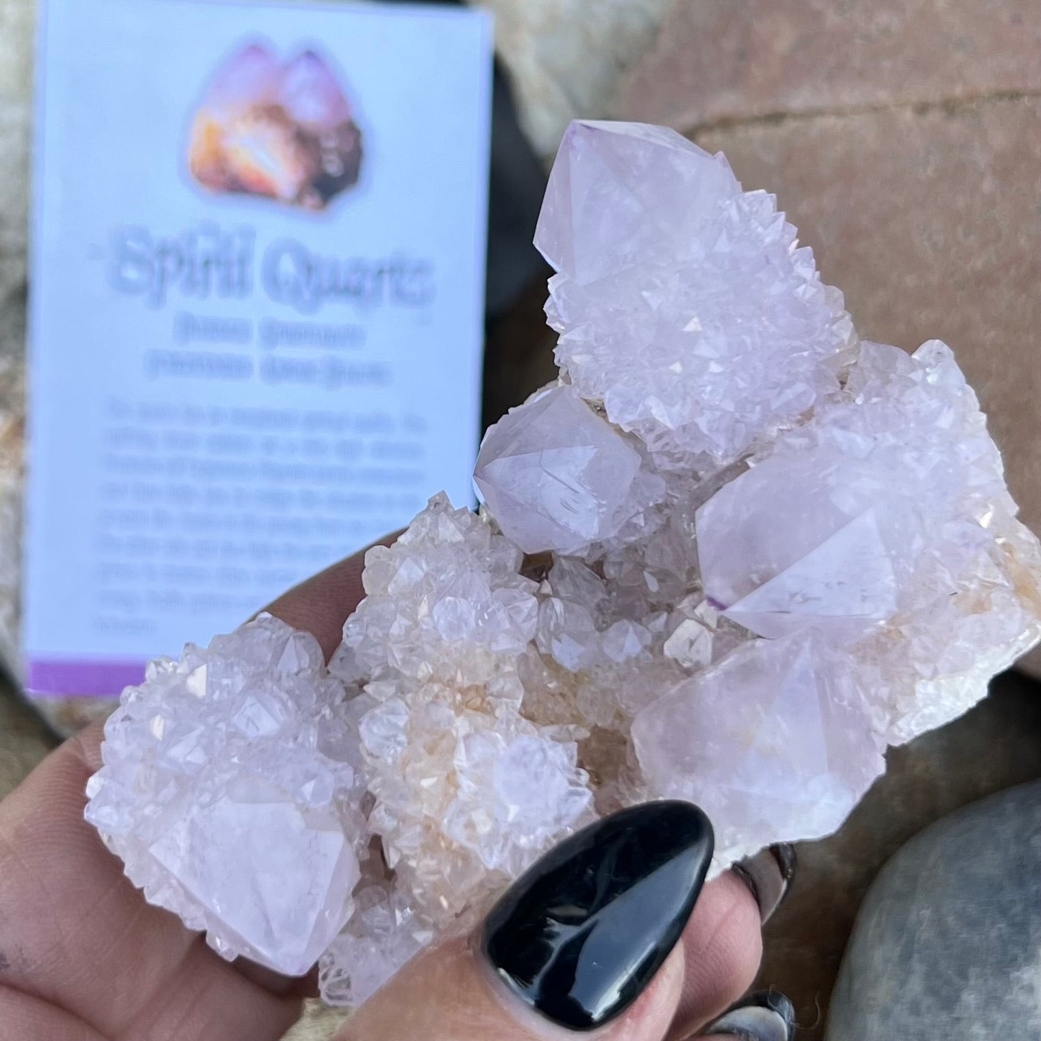 Spirit Quartz Cluster ~ Specialty Boxed Crystal