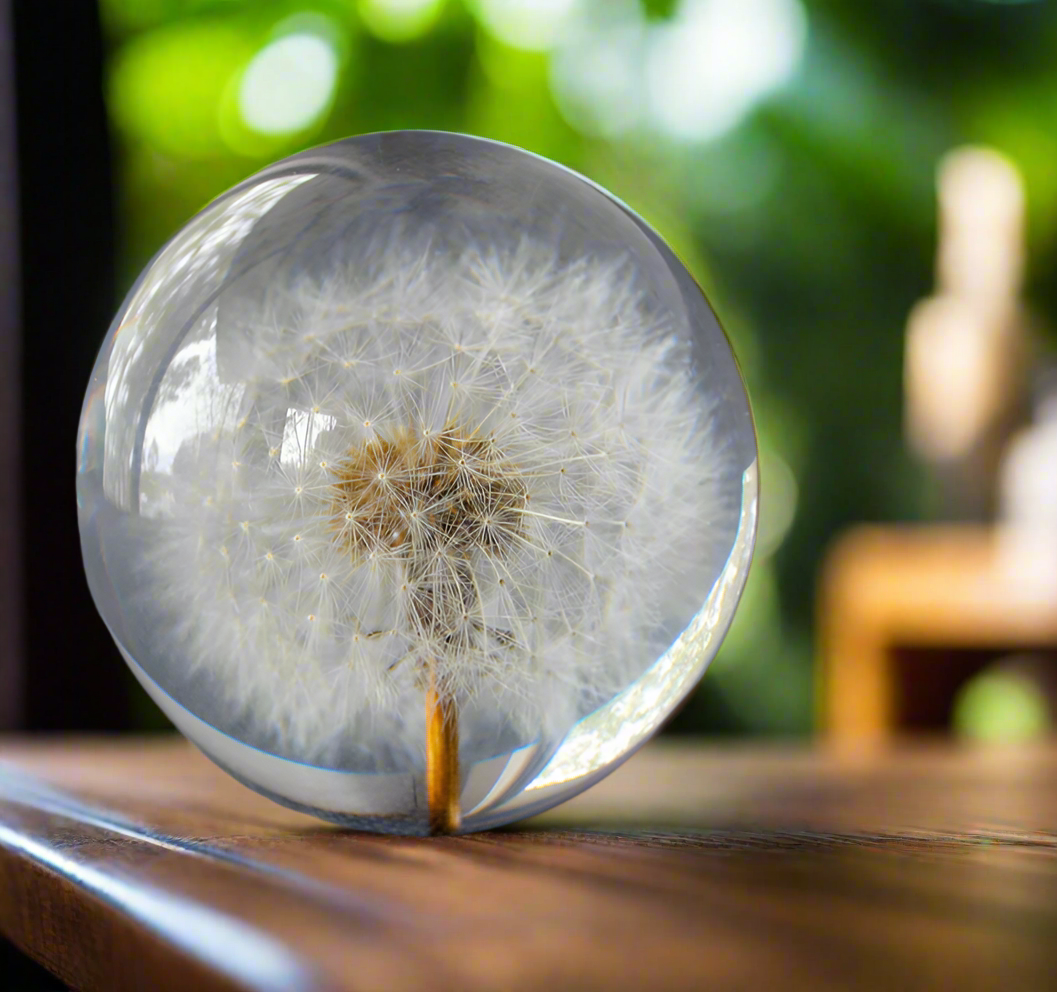 Dandelion Everlasting Flower Sphere