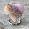 Amethyst Heart Carving on Stand