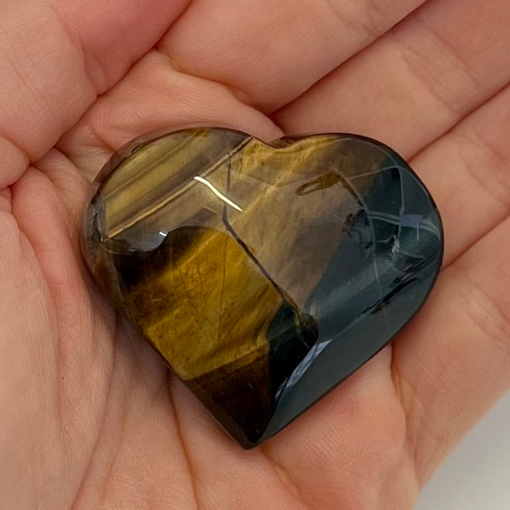 Golden Tiger Eye Heart ~ Specialty Crystal ~ 1