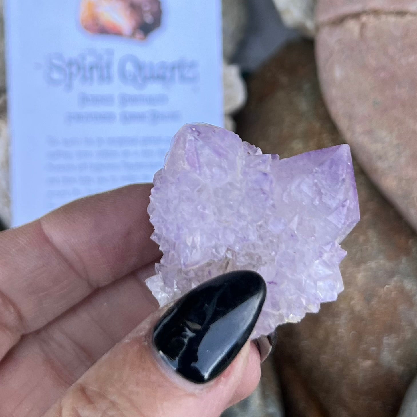 Spirit Quartz Cluster ~ Specialty Boxed Crystal