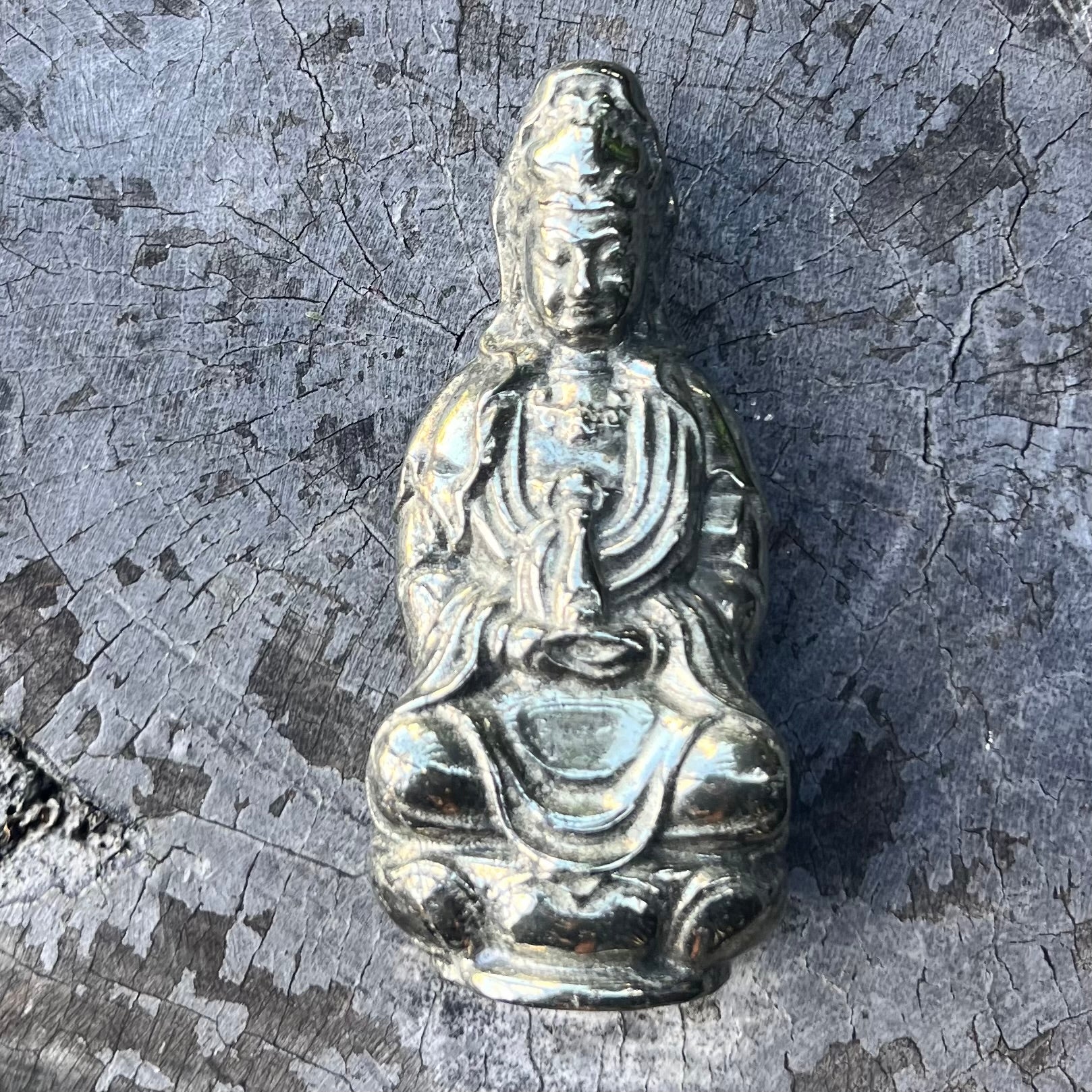 Quin Yan ~ Pyrite Prosperity Carving