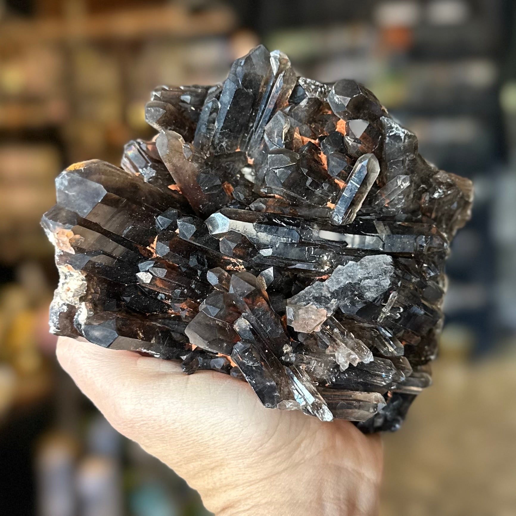 Smoky Quartz Natural Raw Cluster
