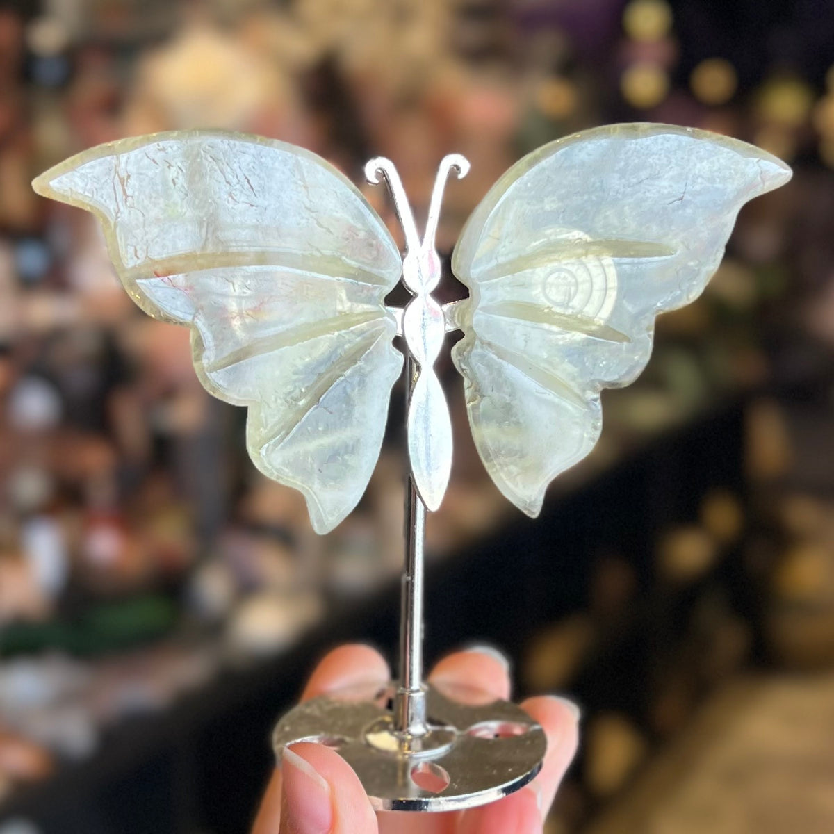 Citrine Butterfly Carving
