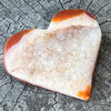 Carnelian Geode Heart ~ 11
