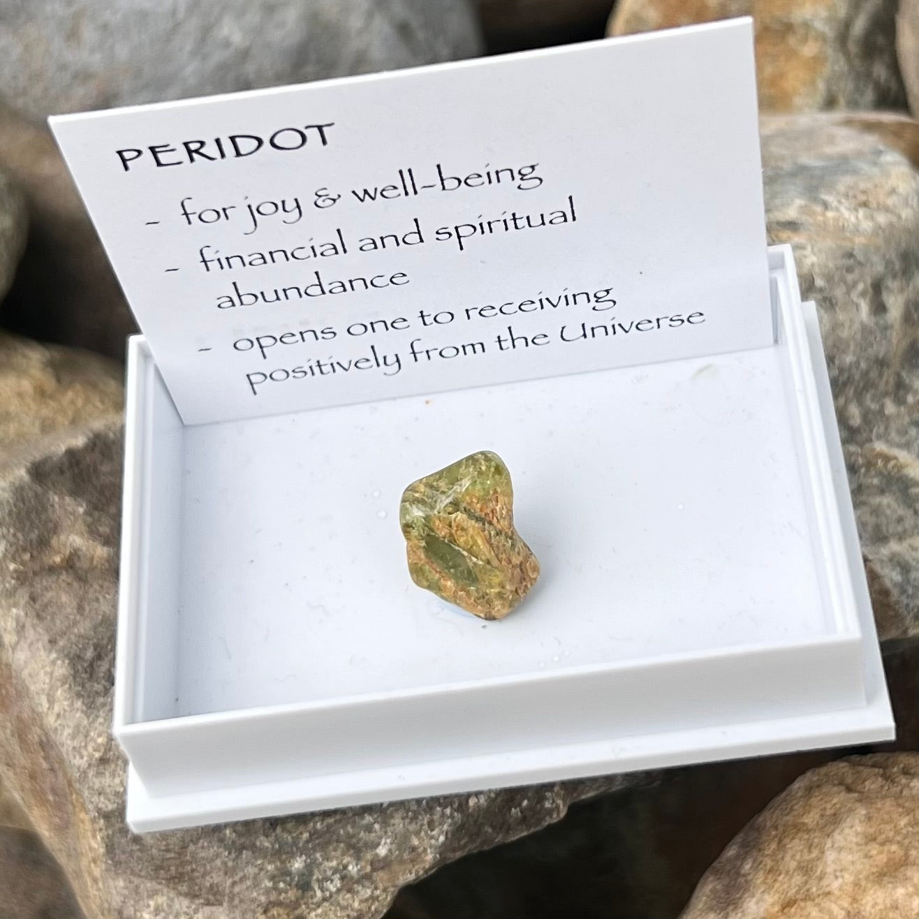 Peridot ~ Specialty Boxed Crystal