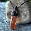 Muse Medicine ~ Double Terminated Tangerine Lemurian Quartz ~ Talisman