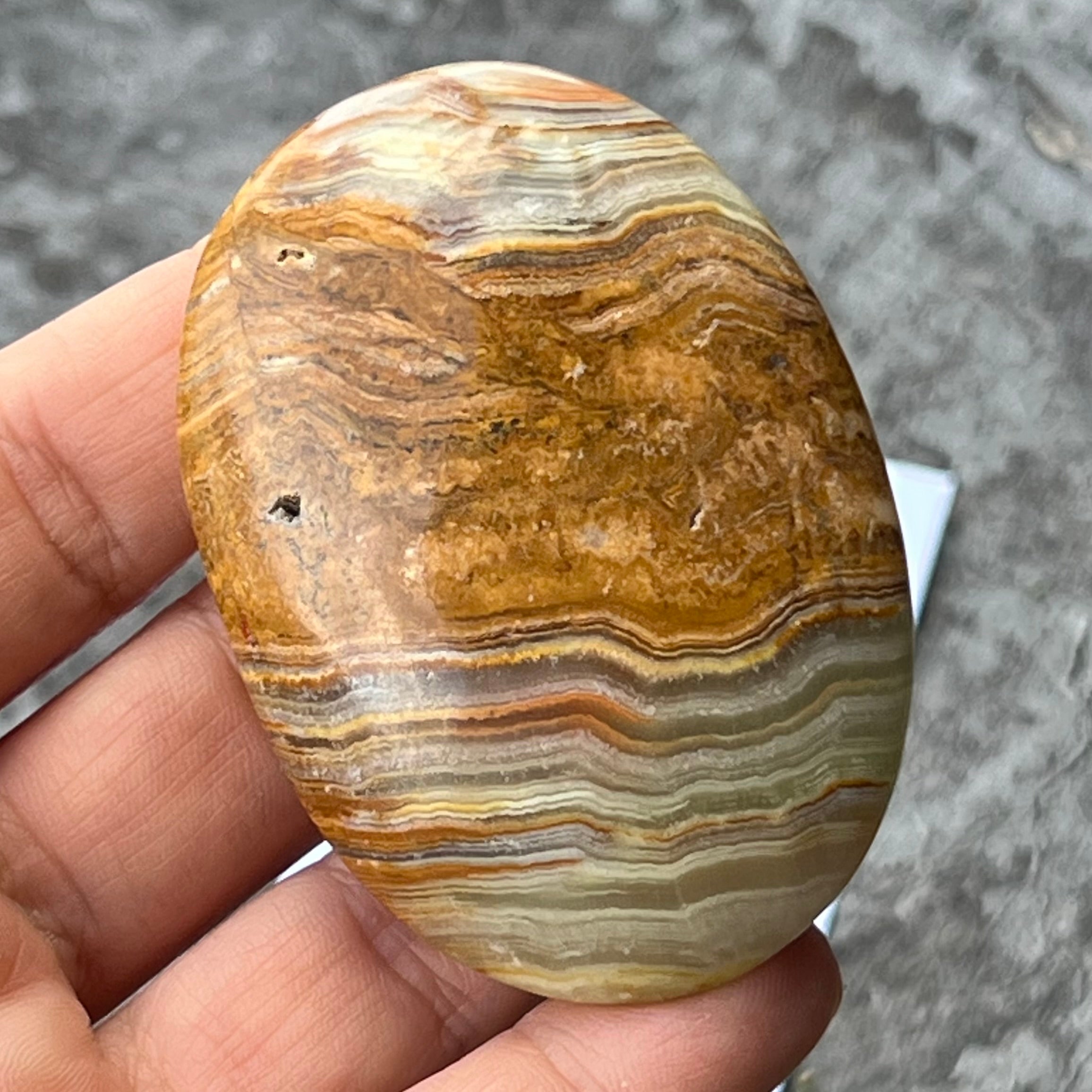 Afghanistan Jade ~ Palm Stone ~ Specialty Crystal