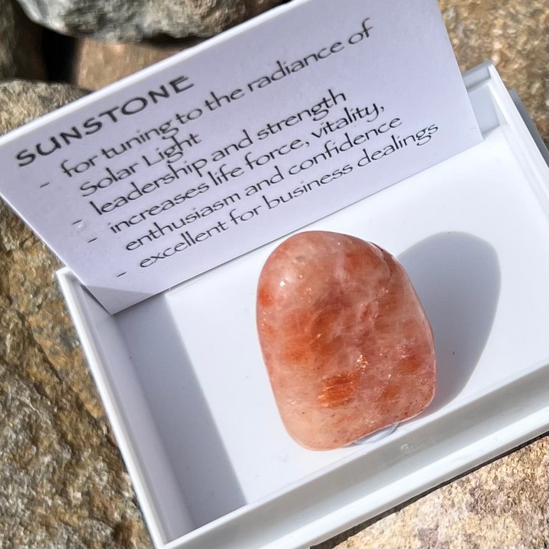 Sunstone ~ Specialty Boxed Crystal