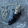 Viking Talisman ~ Black Obsidian