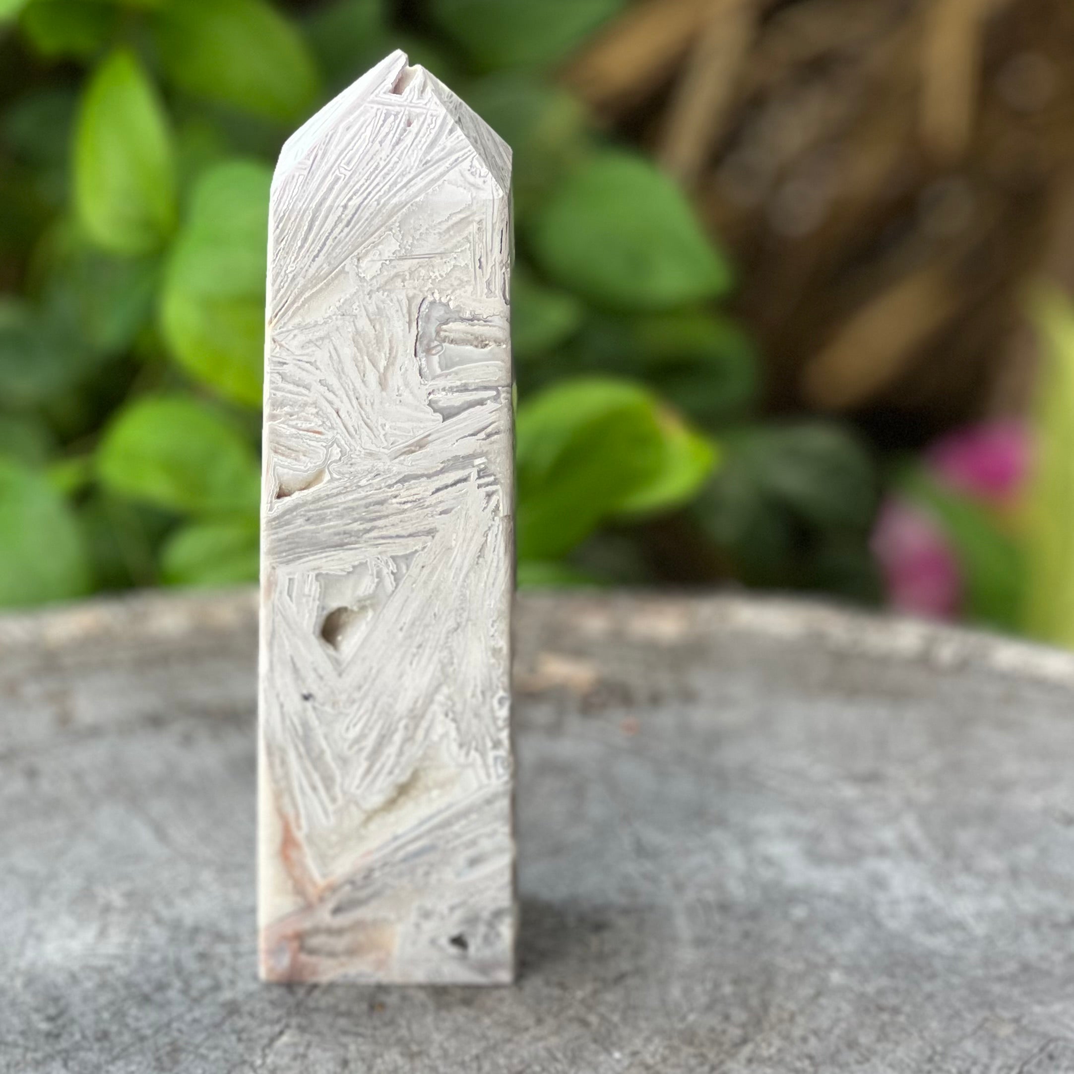 Inner Harmony ~ Mexican Agate Tower