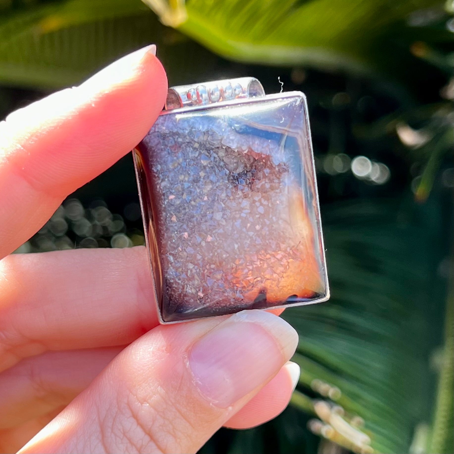 Agate ~ Sterling Silver Pendant