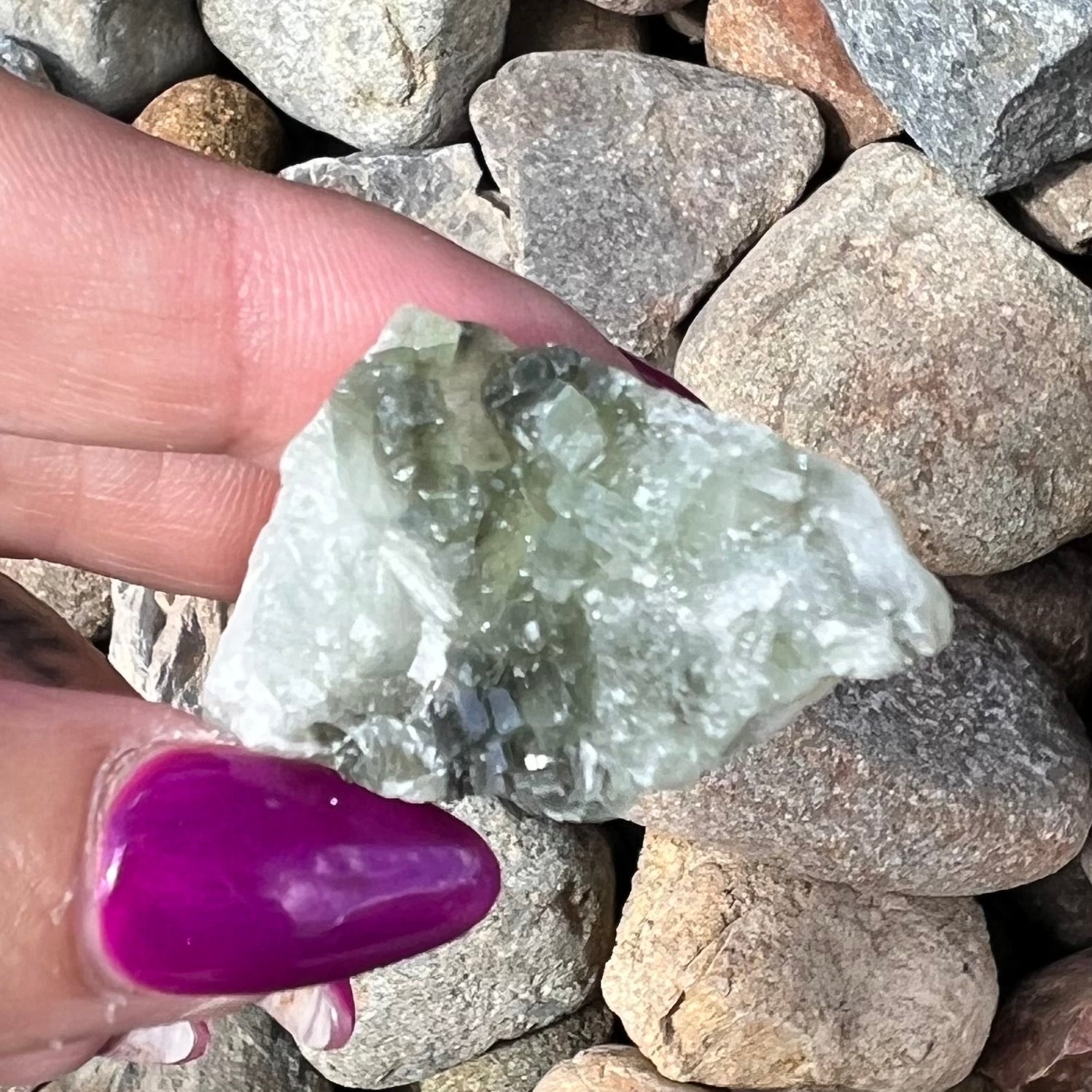 Prehnite Raw Cluster Specimen