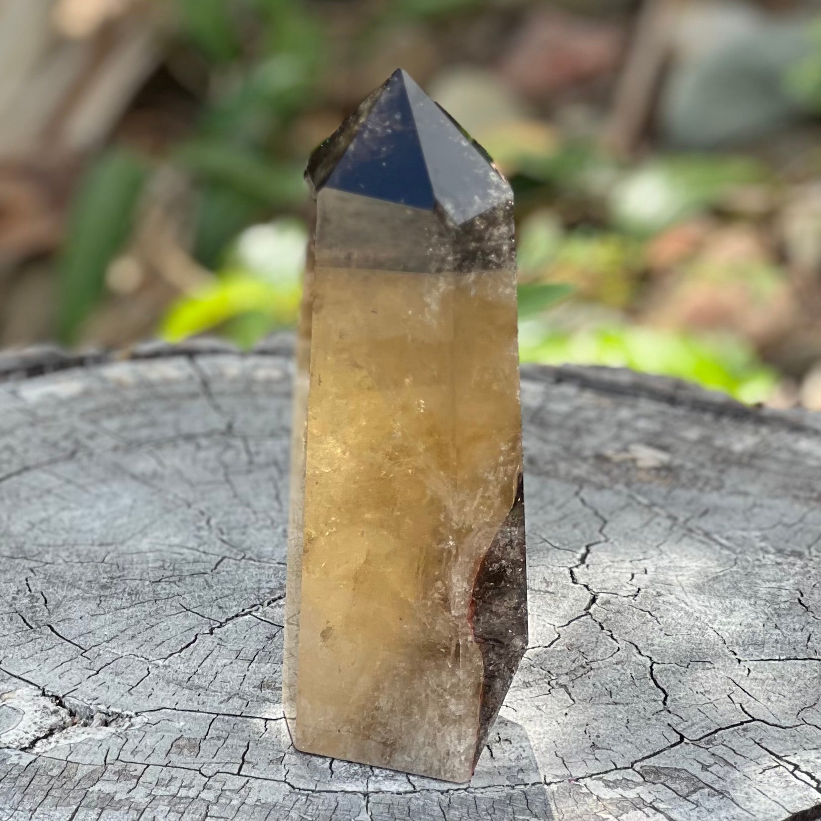 Smoky Citrine Quartz Generator Tower