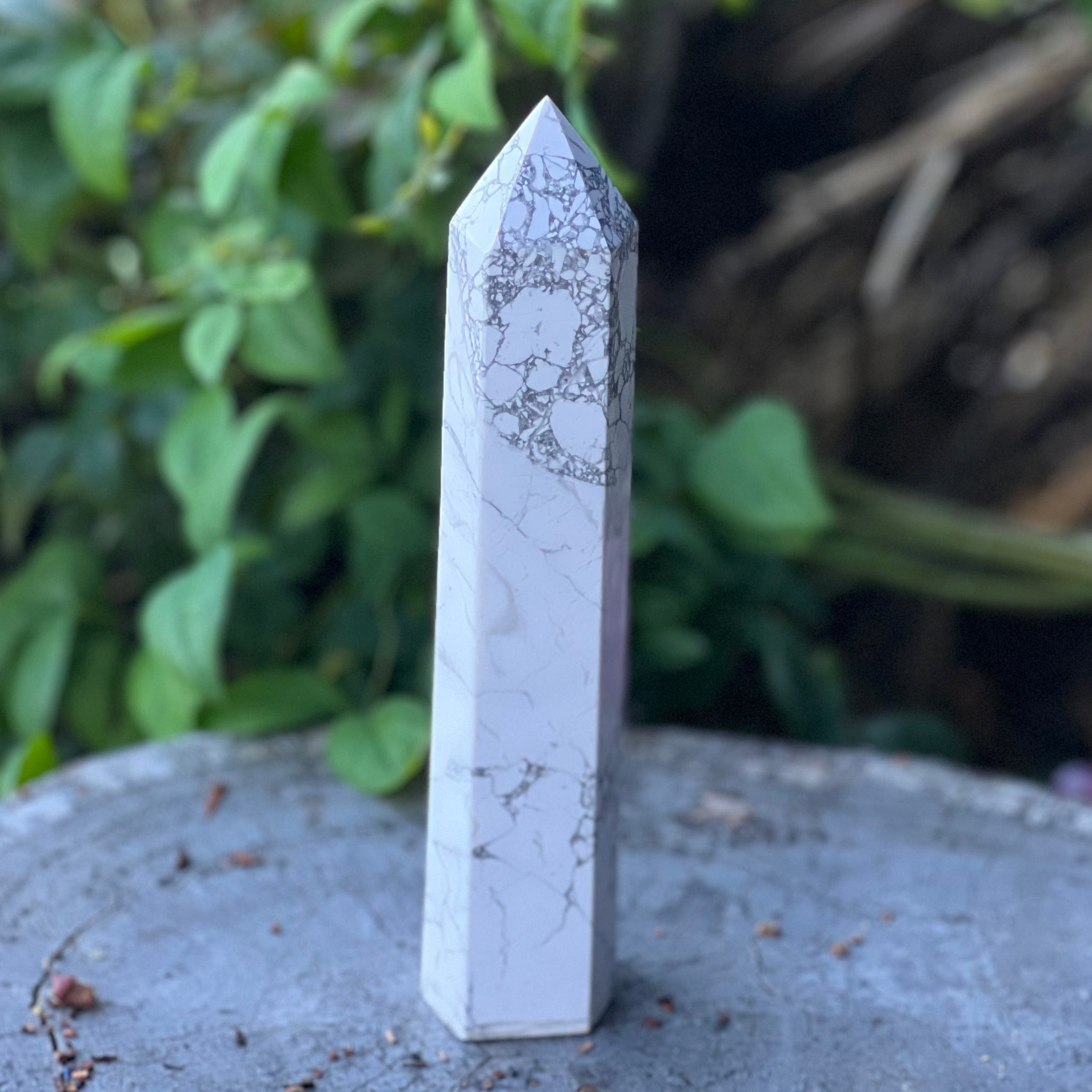 Howlite Large Calming Tower ~ Super Price