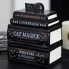 Black Cat Book of Spells Oil Burner
