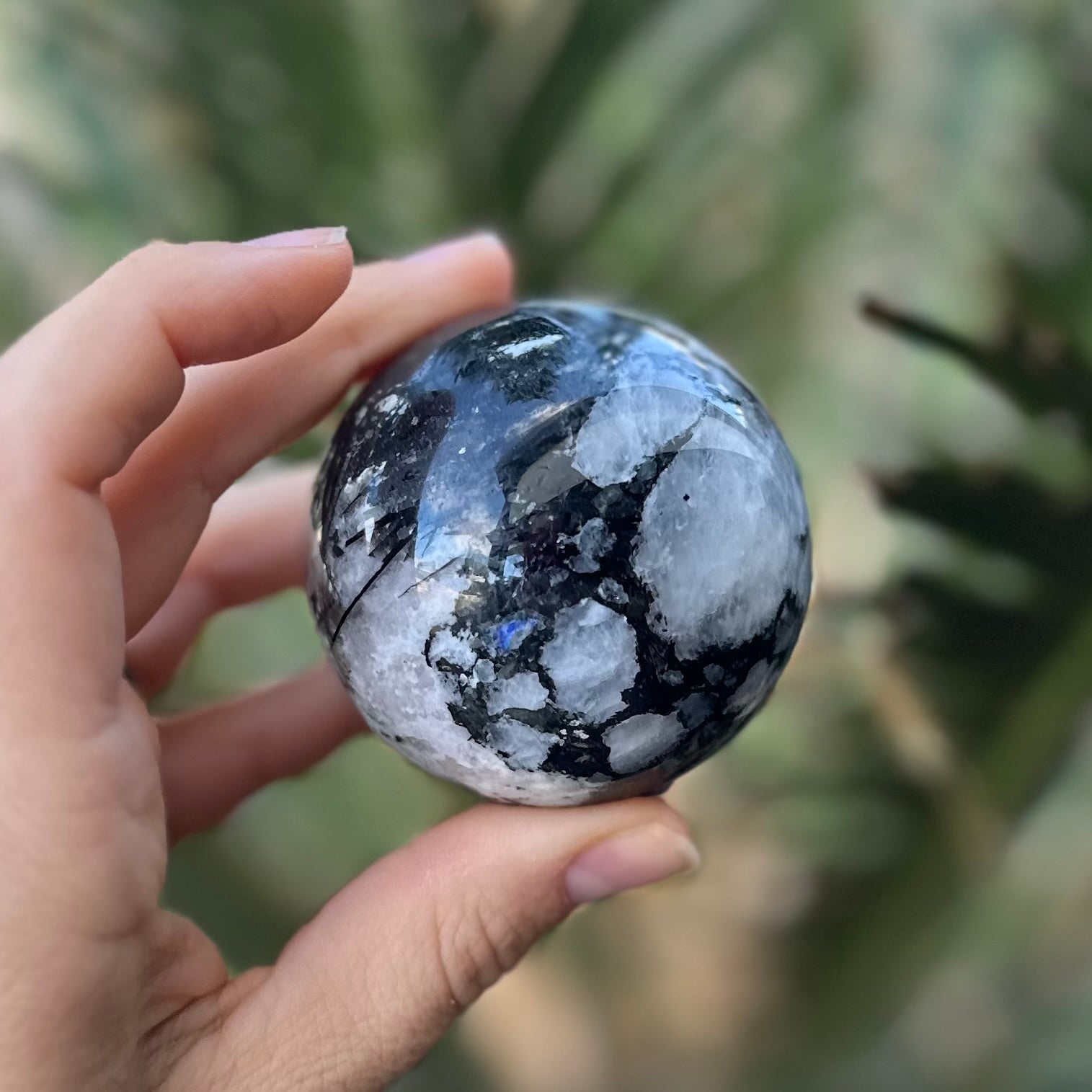 Rainbow Moonstone Sphere