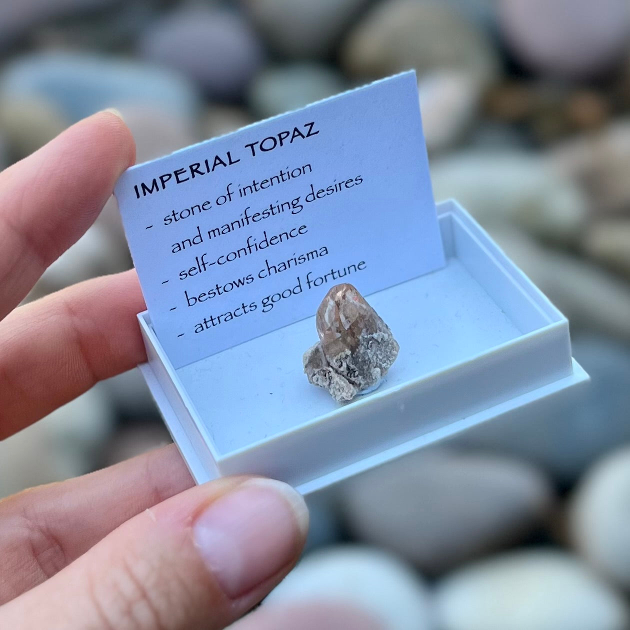 Imperial Topaz~ Specialty Boxed Crystal