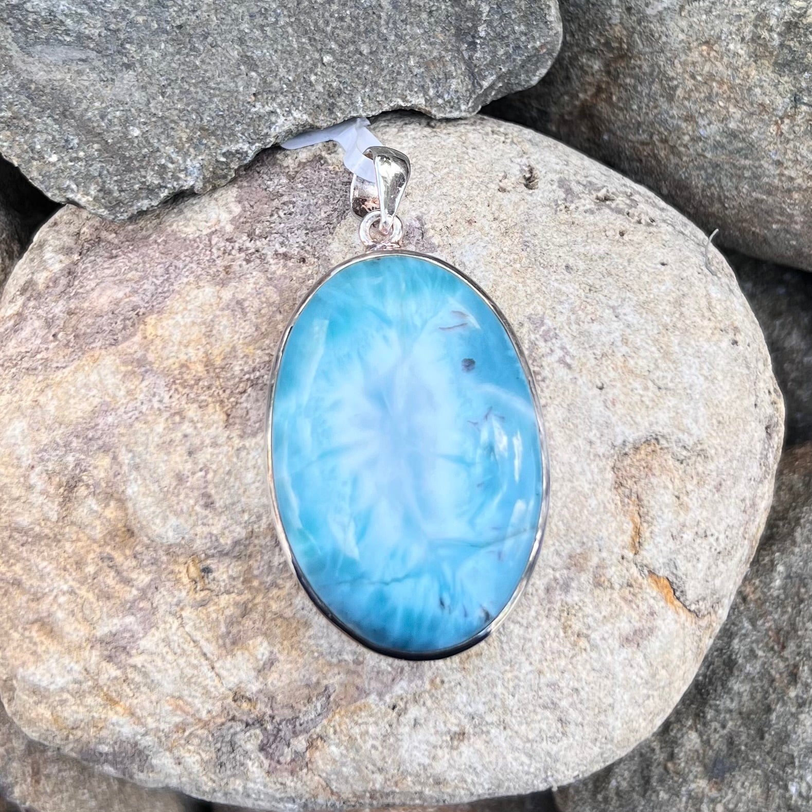 Larimar ~ Sterling Silver Pendant