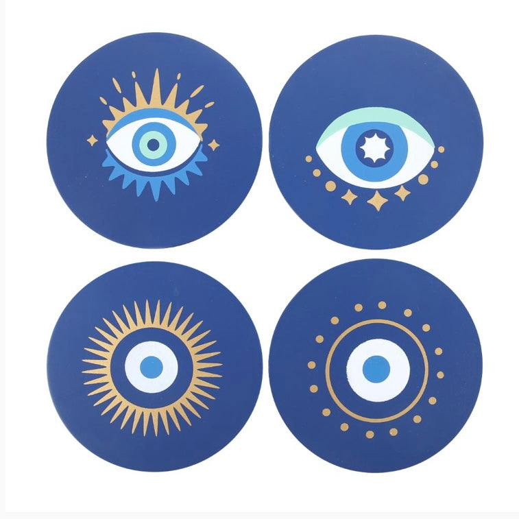 Evil Eye Protection ~ Coaster Set