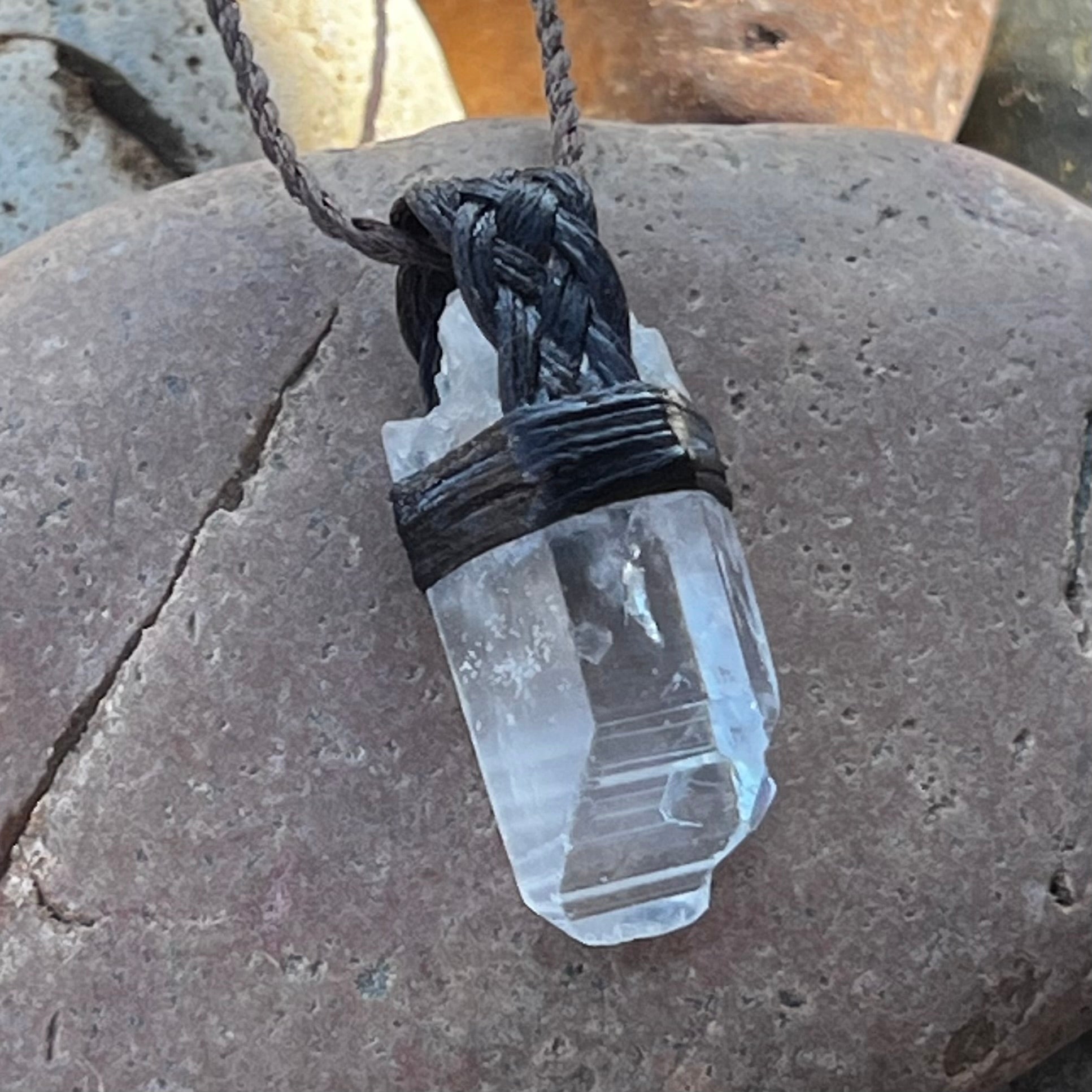 Muse Medicine ~ Portal of Truth ~ Tabular Key Quartz Talisman